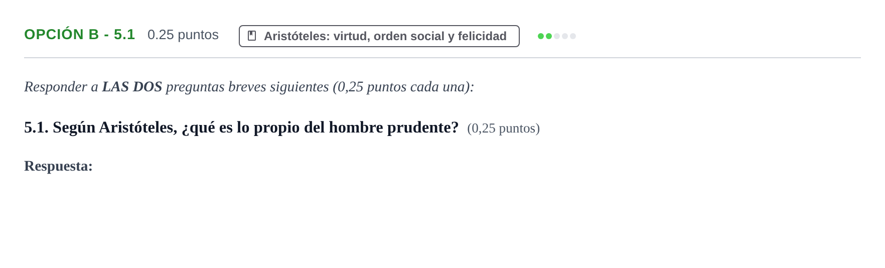 Enunciado: Opción B - 5.1 · Historia de la Filosofía PAU Murcia Ordinaria 2022