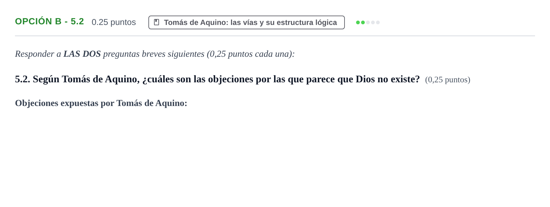 Enunciado: Opción B - 5.2 · Historia de la Filosofía PAU Murcia Ordinaria 2022