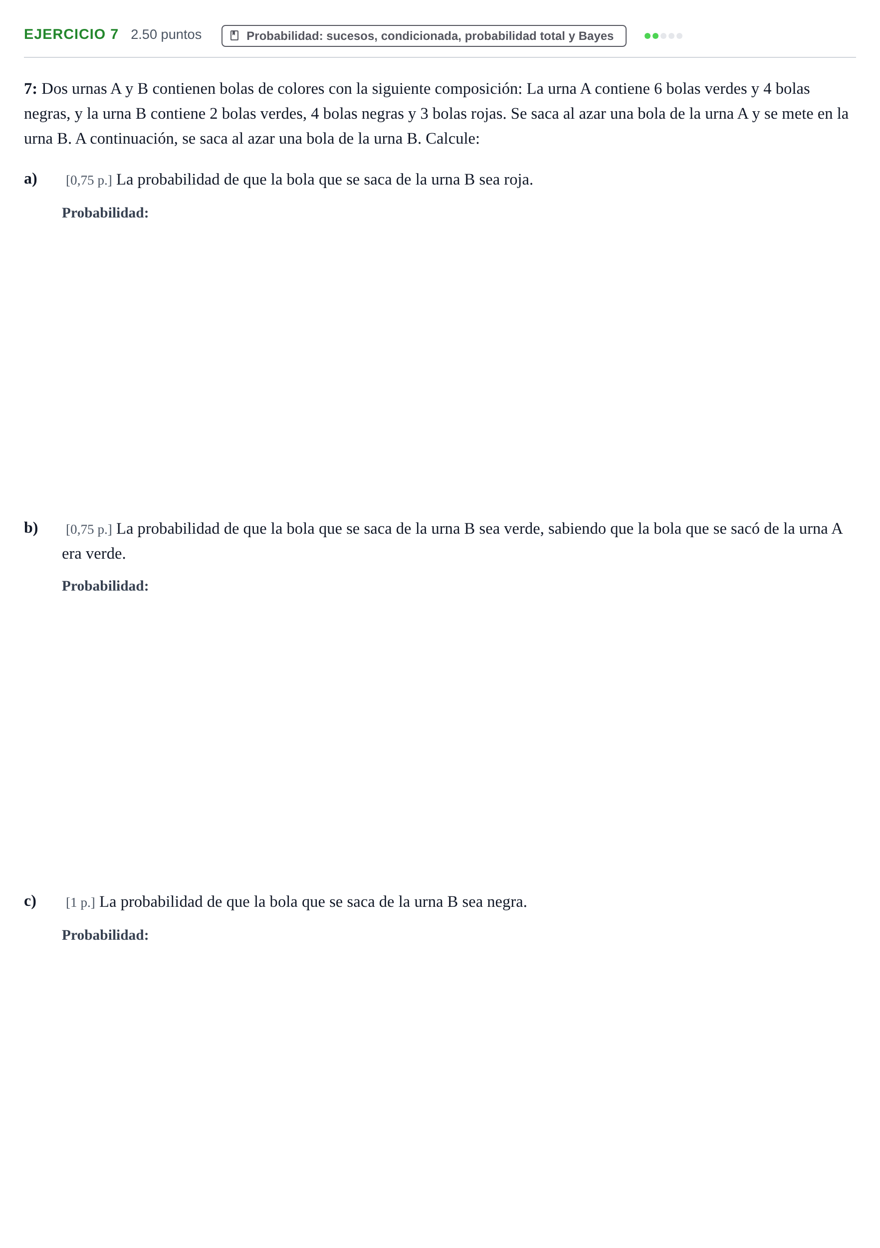 Enunciado: Problema 7 · Matemáticas II PAU Murcia Ordinaria 2022