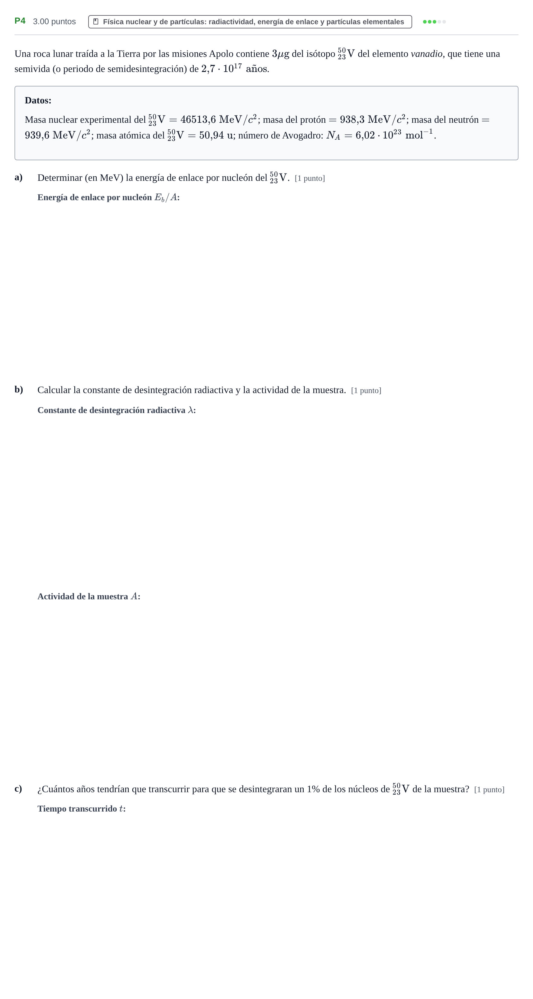Enunciado: Ejercicio P4 · Física PAU Murcia Extraordinaria 2022