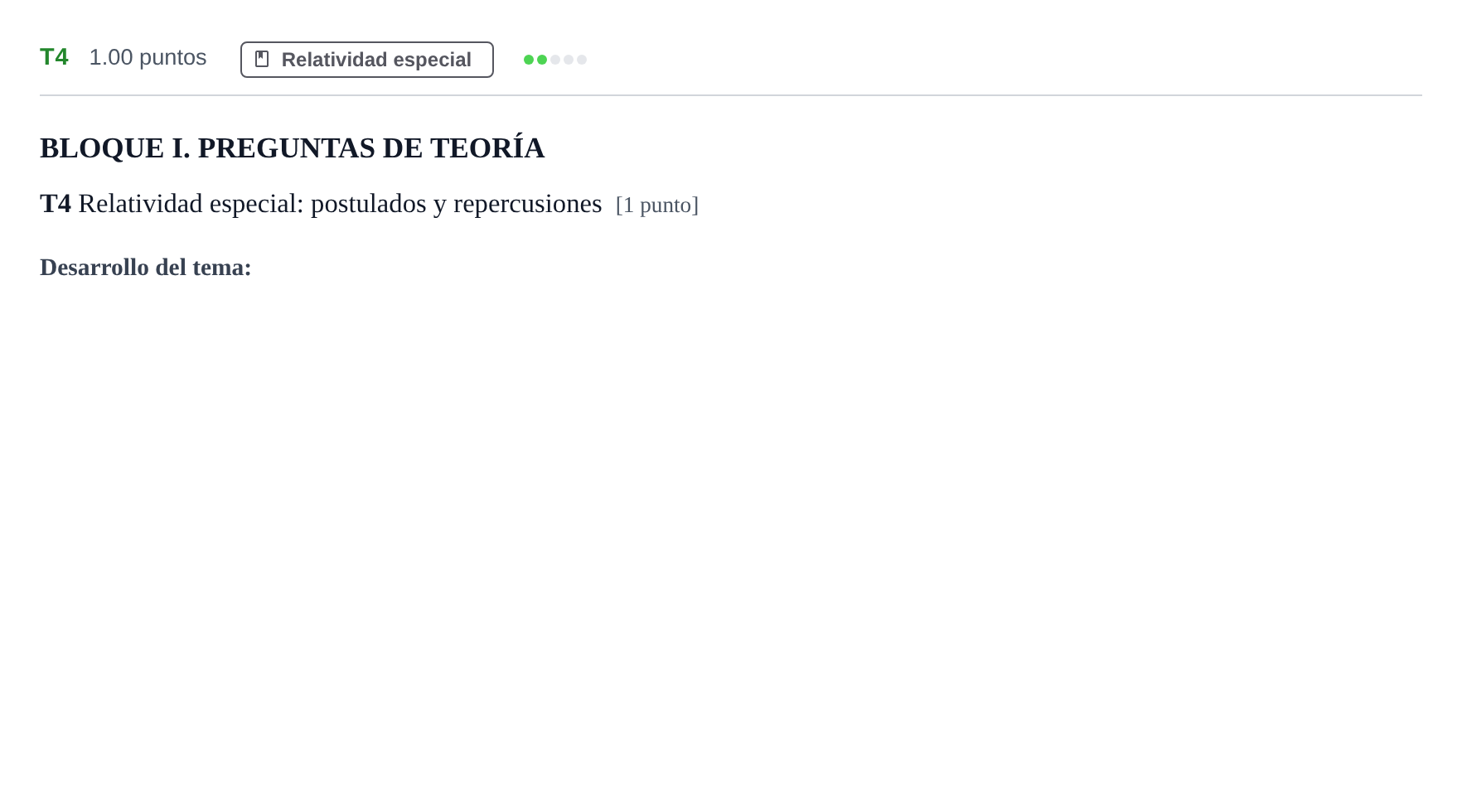 Enunciado: Ejercicio T4 · Física PAU Murcia Extraordinaria 2022