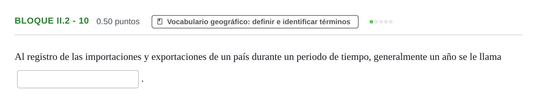 Enunciado: Bloque II.2 - 10 · Geografía PAU Murcia Extraordinaria 2022