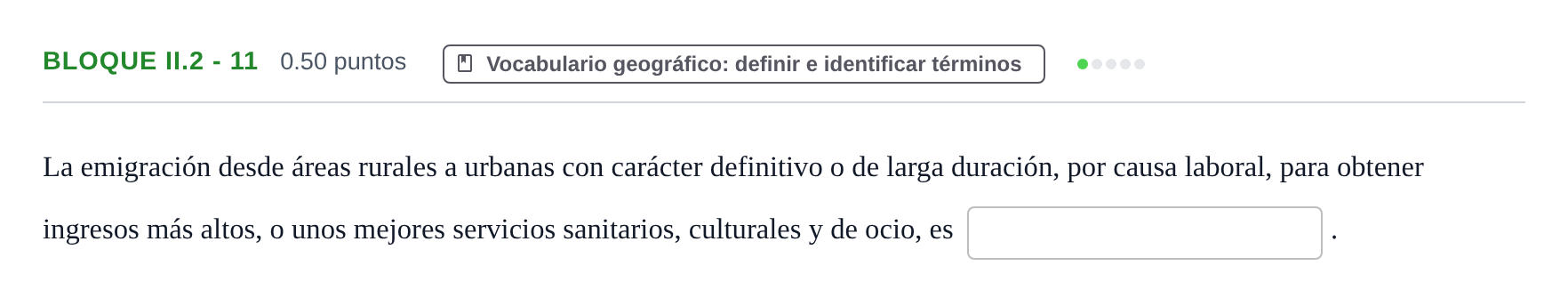 Enunciado: Bloque II.2 - 11 · Geografía PAU Murcia Extraordinaria 2022