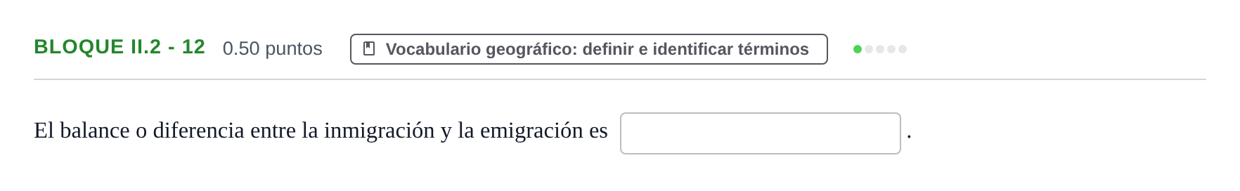 Enunciado: Bloque II.2 - 12 · Geografía PAU Murcia Extraordinaria 2022