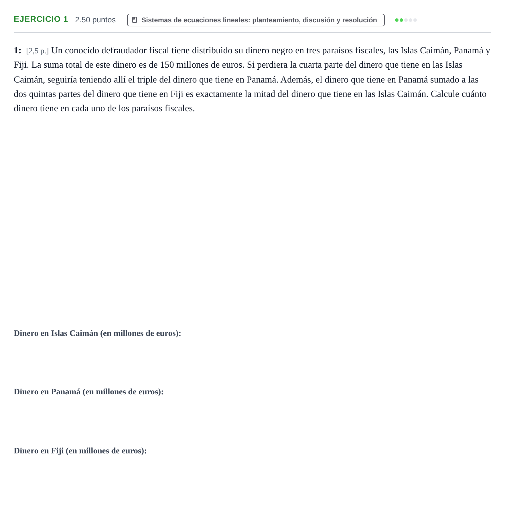 Enunciado: Problema 1 · Matemáticas II PAU Murcia Extraordinaria 2022