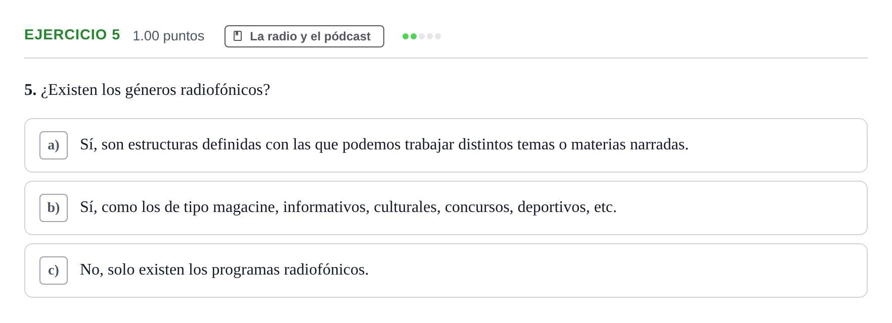 Enunciado: Problema 5 · Cultura Audiovisual II PAU Murcia Ordinaria 2021