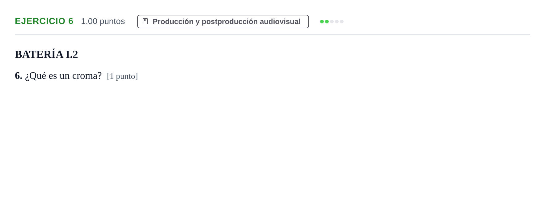 Enunciado: Problema 6 · Cultura Audiovisual II PAU Murcia Ordinaria 2021