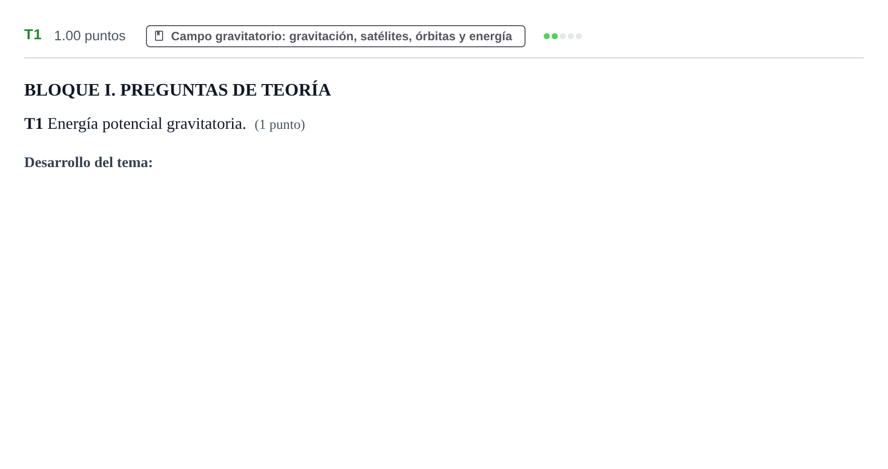 Enunciado: Ejercicio T1 · Física PAU Murcia Ordinaria 2021