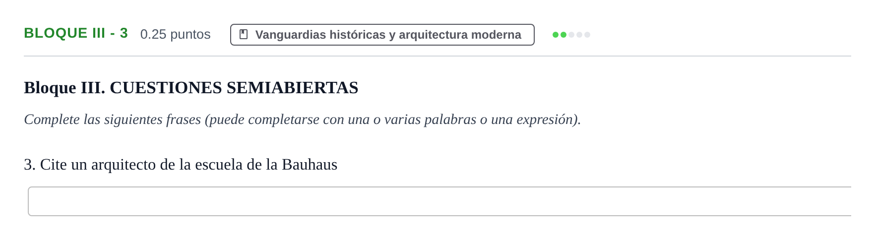 Enunciado: Bloque III - 3 · Fundamentos Artísticos PAU Murcia Ordinaria 2021