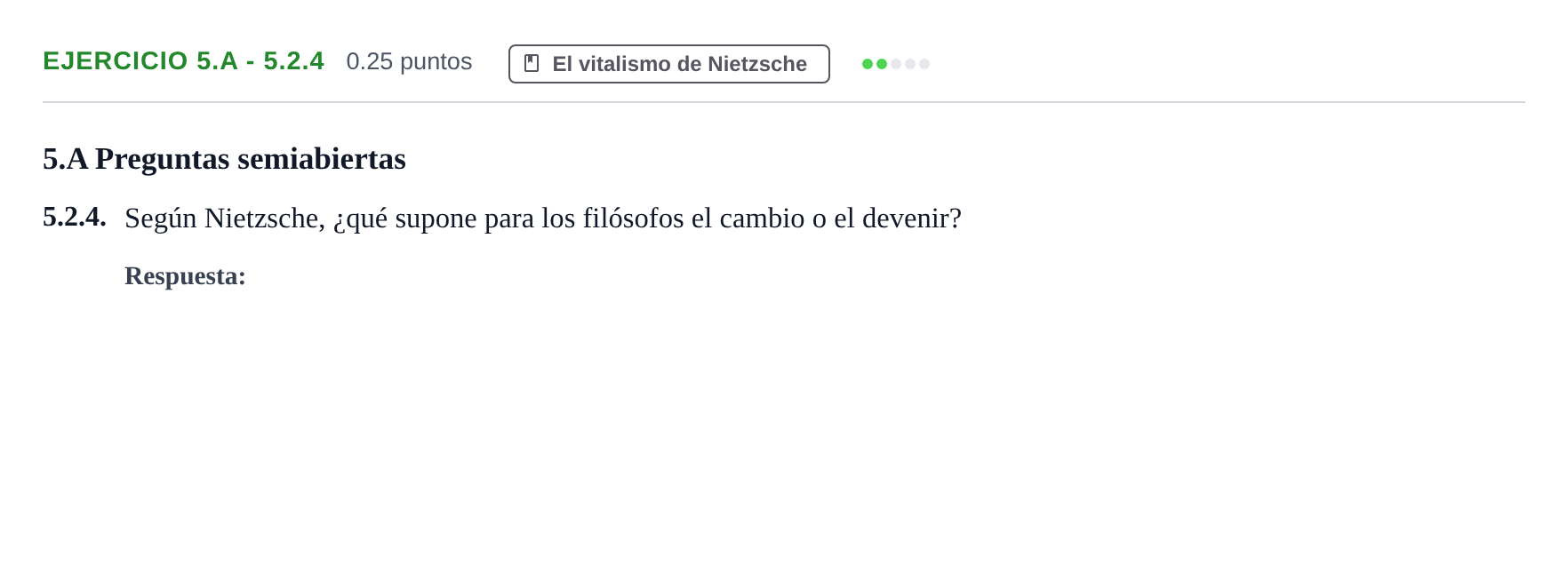 Enunciado: Ejercicio 5.A - 5.2.4 · Historia de la Filosofía PAU Murcia Ordinaria 2021