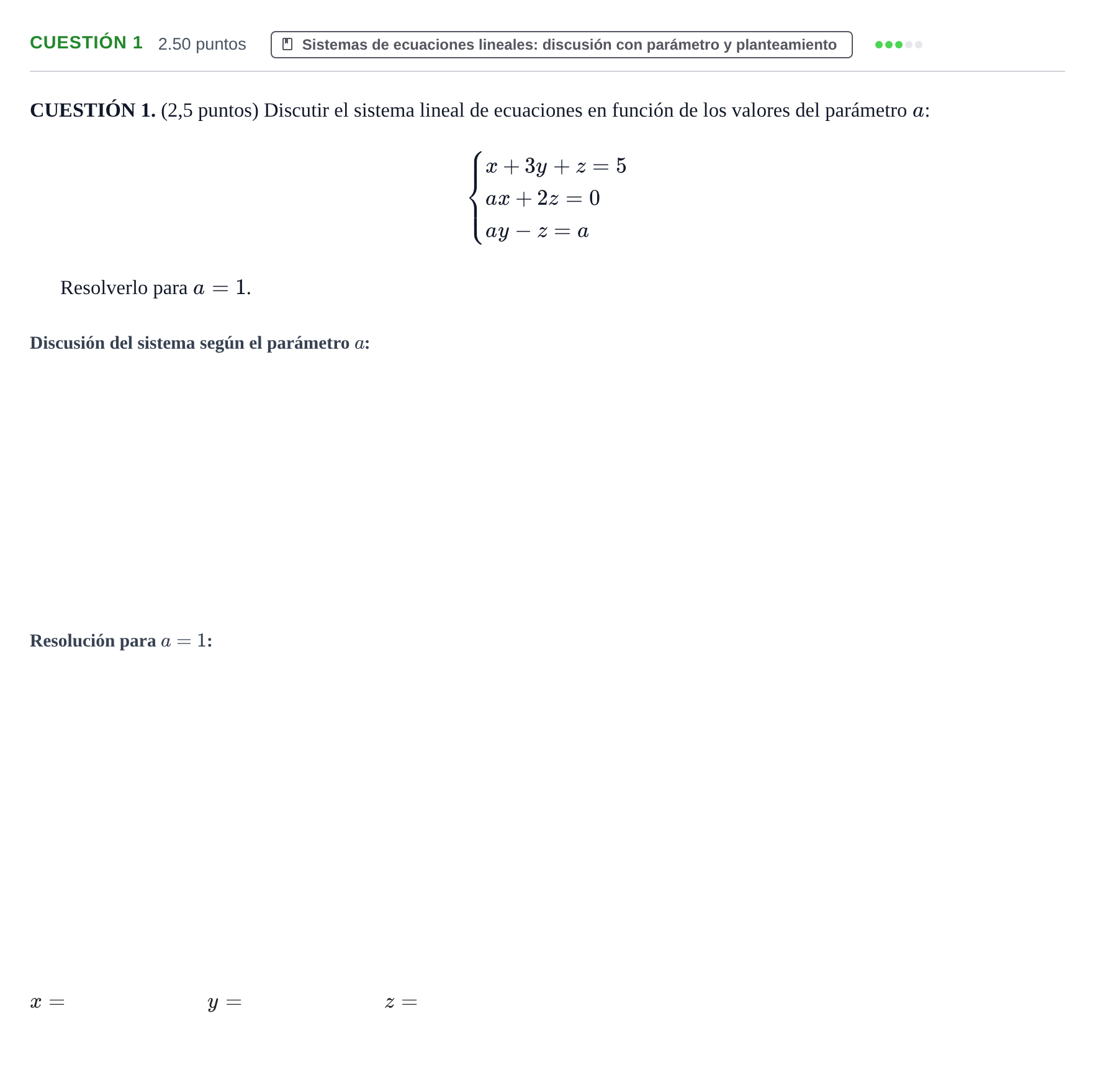 Enunciado: Cuestión 1 · Matemáticas aplicadas a las Ciencias Sociales II PAU Murcia Ordinaria 2021