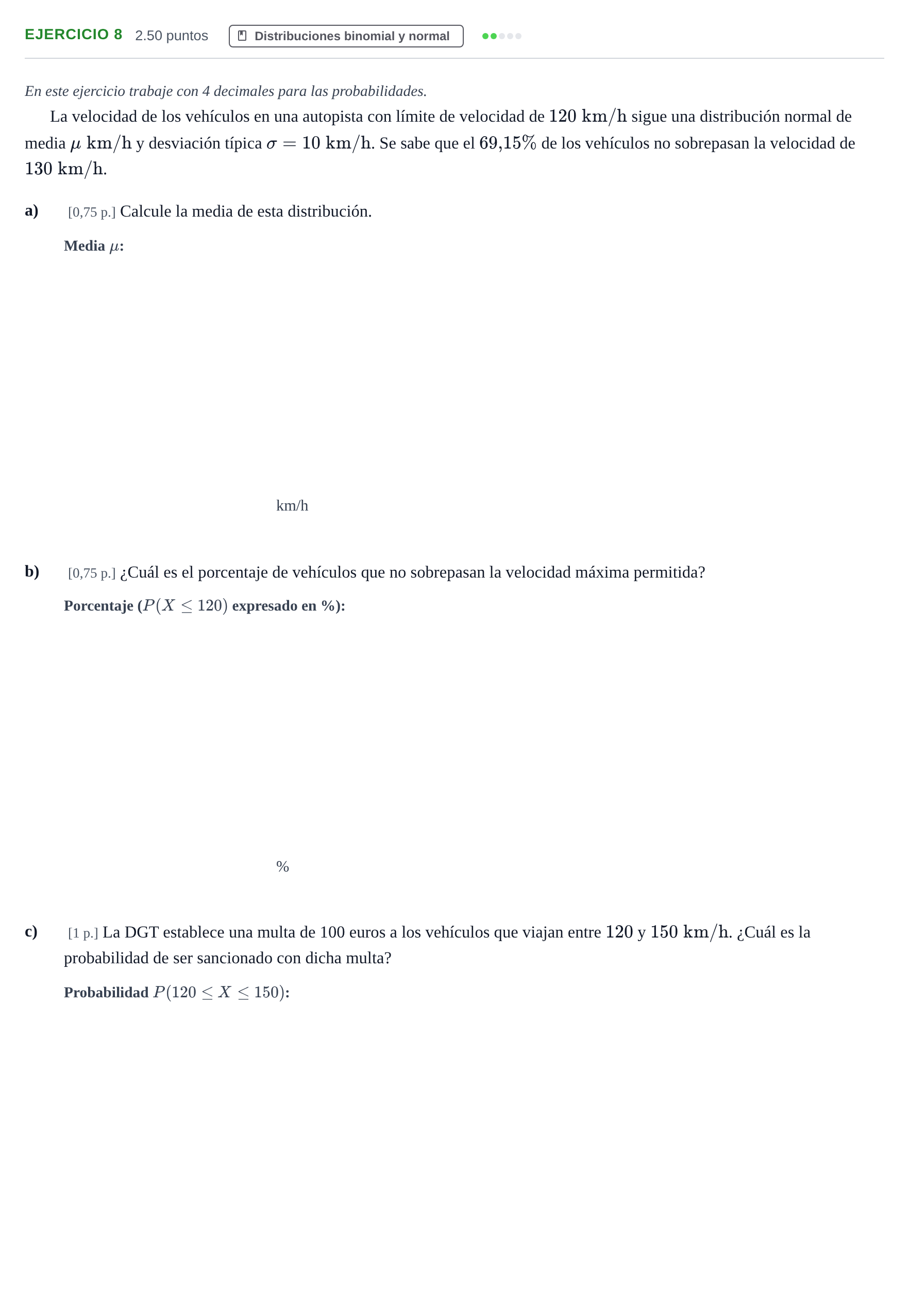 Enunciado: Problema 8 · Matemáticas II PAU Murcia Ordinaria 2021