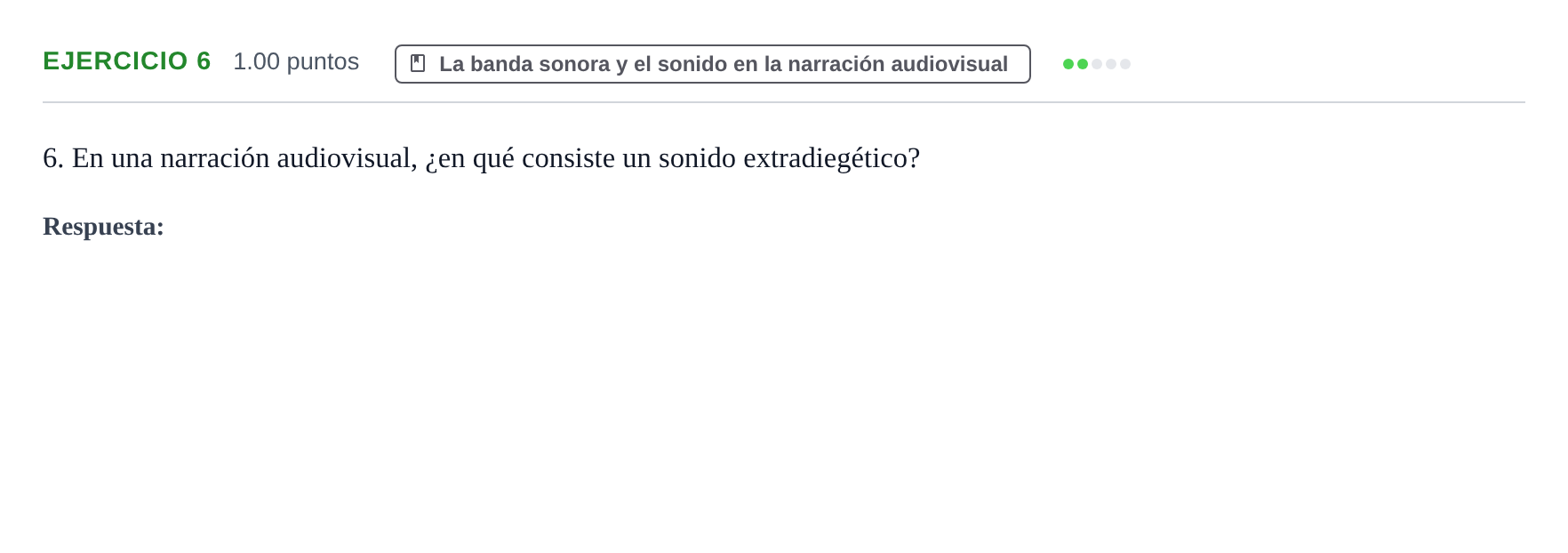 Enunciado: Problema 6 · Cultura Audiovisual II PAU Murcia Extraordinaria 2021