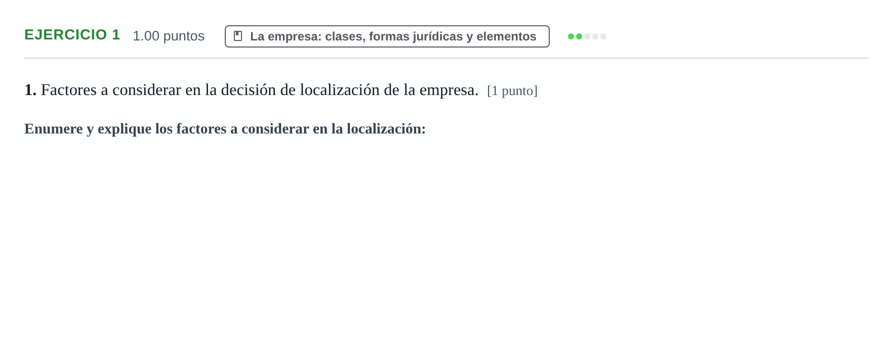 Enunciado: Problema 1 · Empresa y Diseño de Modelos de Negocio PAU Murcia Extraordinaria 2021