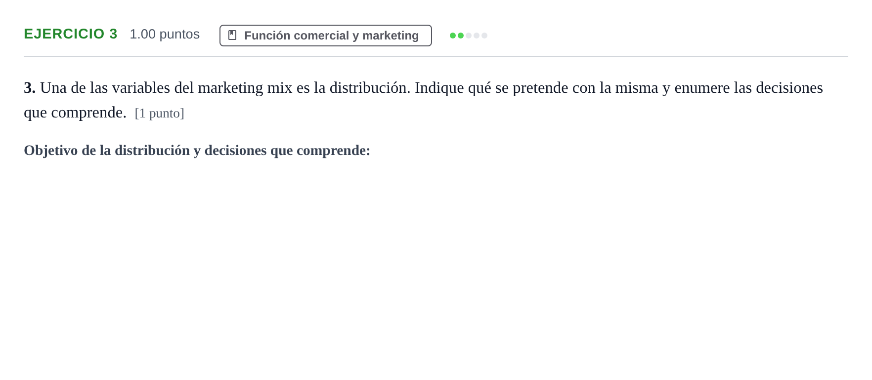 Enunciado: Problema 3 · Empresa y Diseño de Modelos de Negocio PAU Murcia Extraordinaria 2021