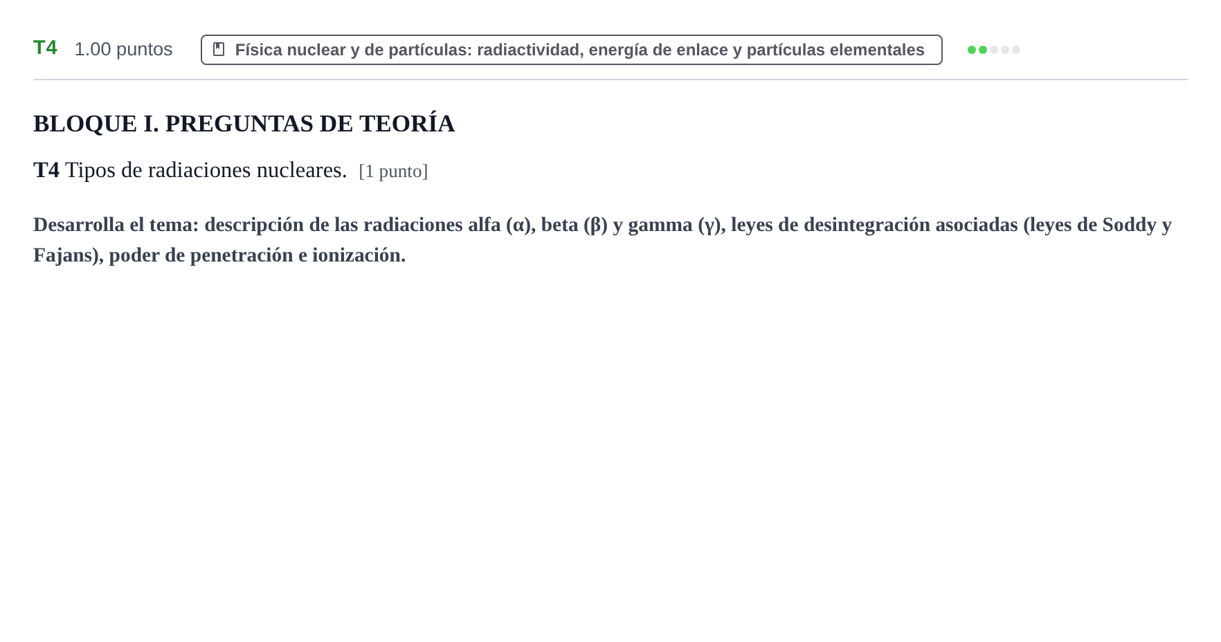 Enunciado: Ejercicio T4 · Física PAU Murcia Extraordinaria 2021