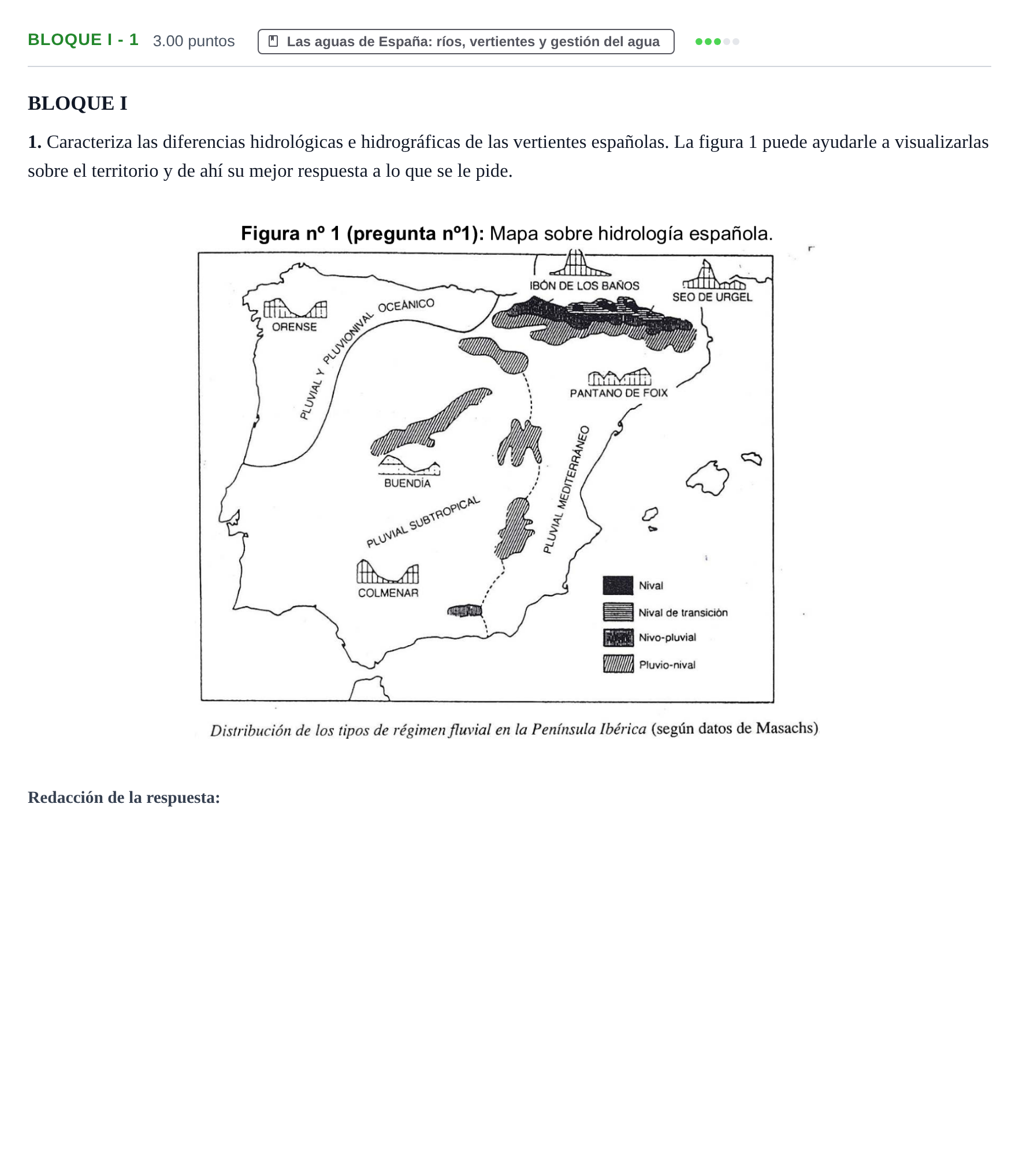 Enunciado: Bloque I - 1 · Geografía PAU Murcia Extraordinaria 2021