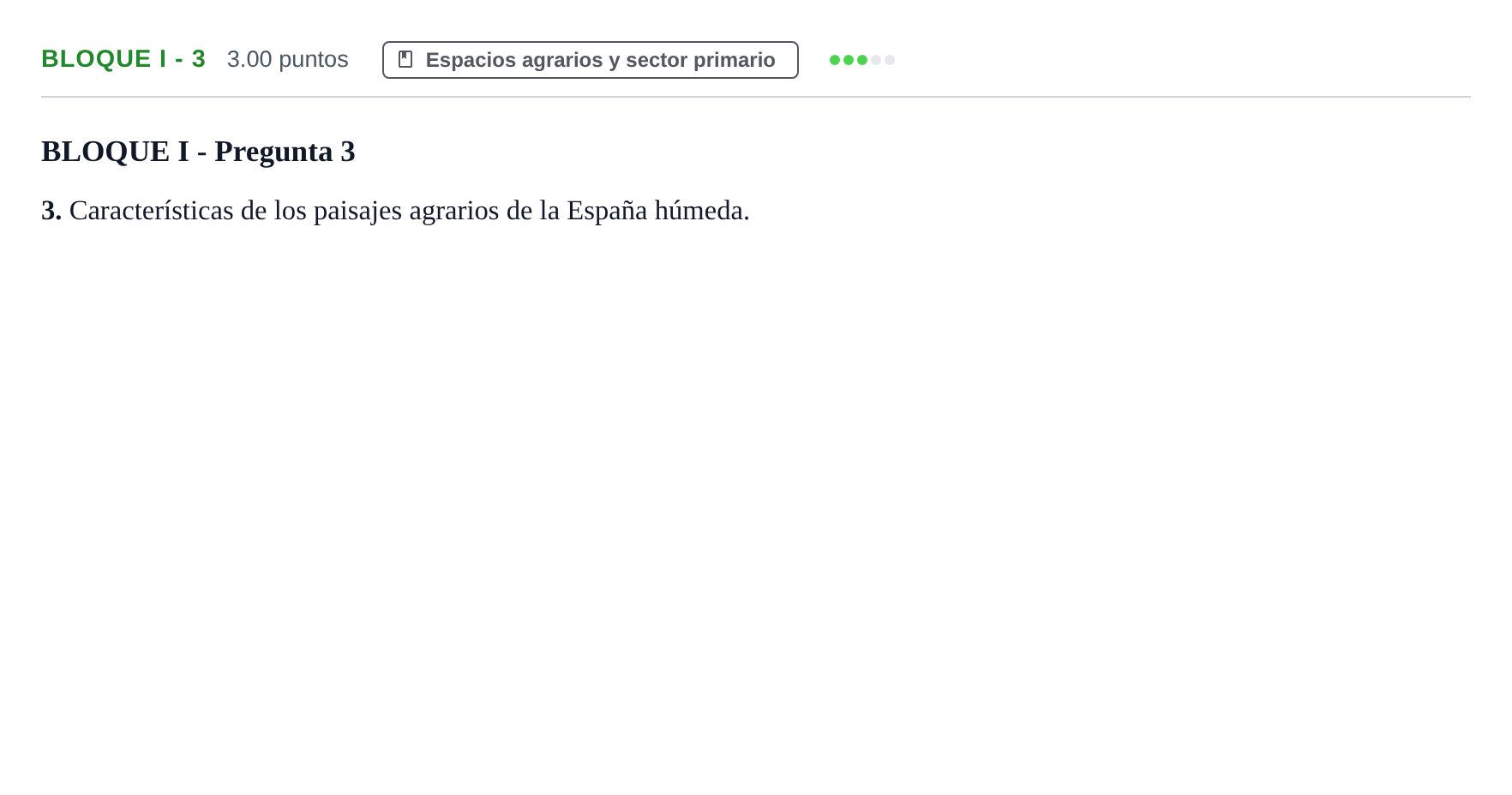 Enunciado: Bloque I - 3 · Geografía PAU Murcia Extraordinaria 2021