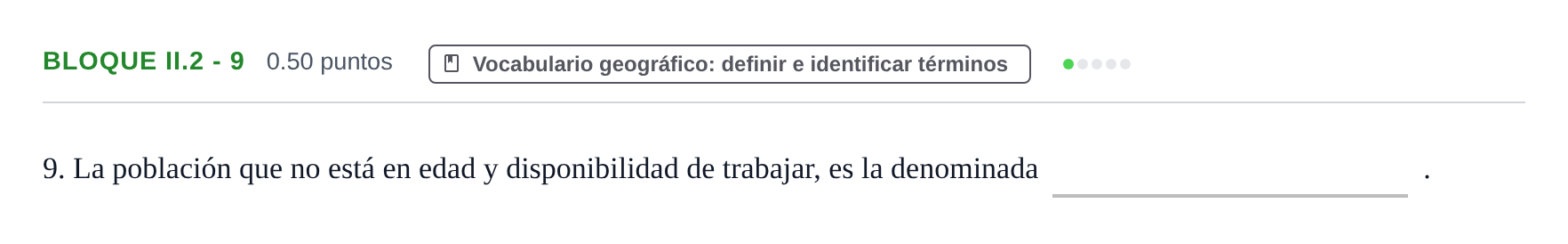 Enunciado: Bloque II.2 - 9 · Geografía PAU Murcia Extraordinaria 2021