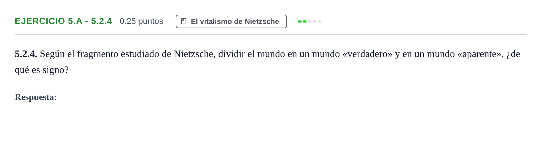 Enunciado: Ejercicio 5.A - 5.2.4 · Historia de la Filosofía PAU Murcia Extraordinaria 2021