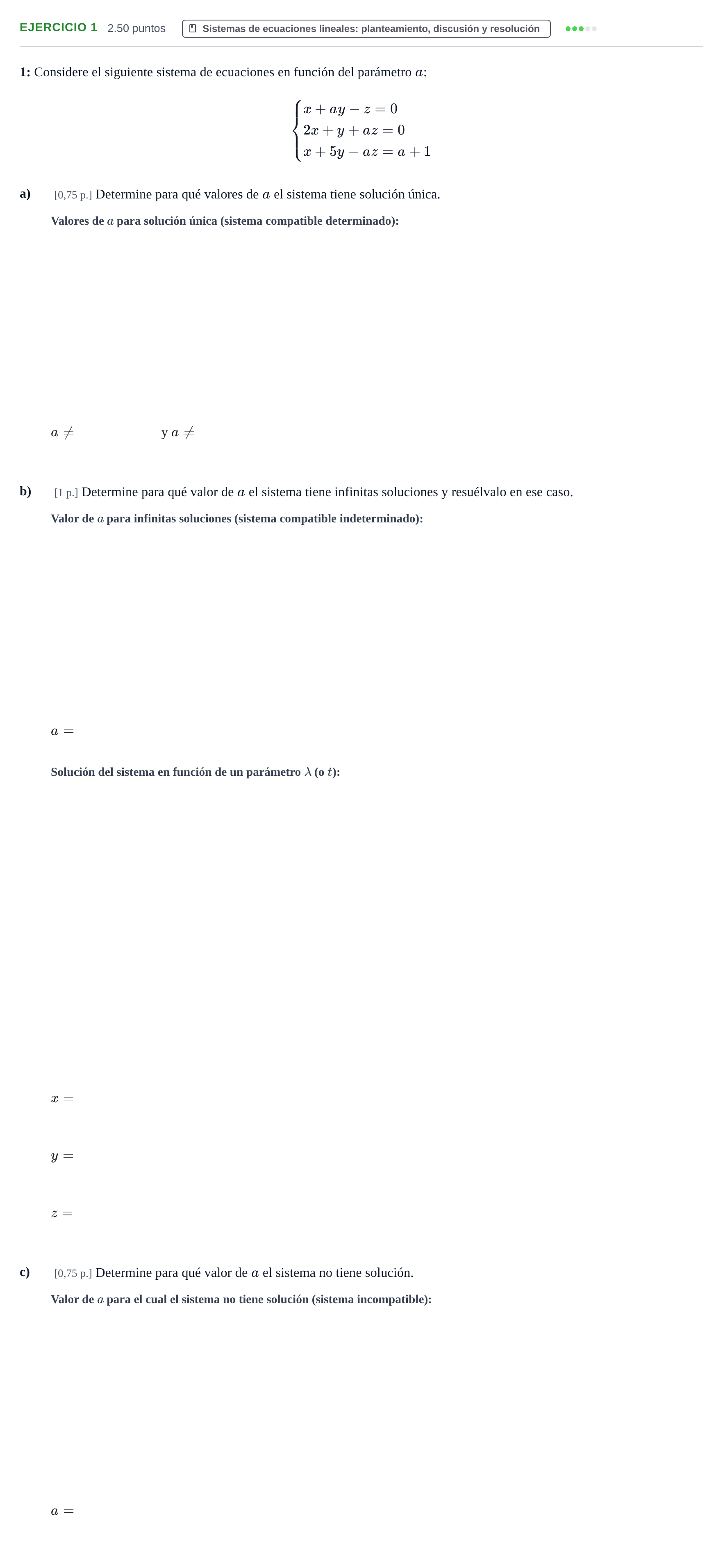 Enunciado: Problema 1 · Matemáticas II PAU Murcia Extraordinaria 2021