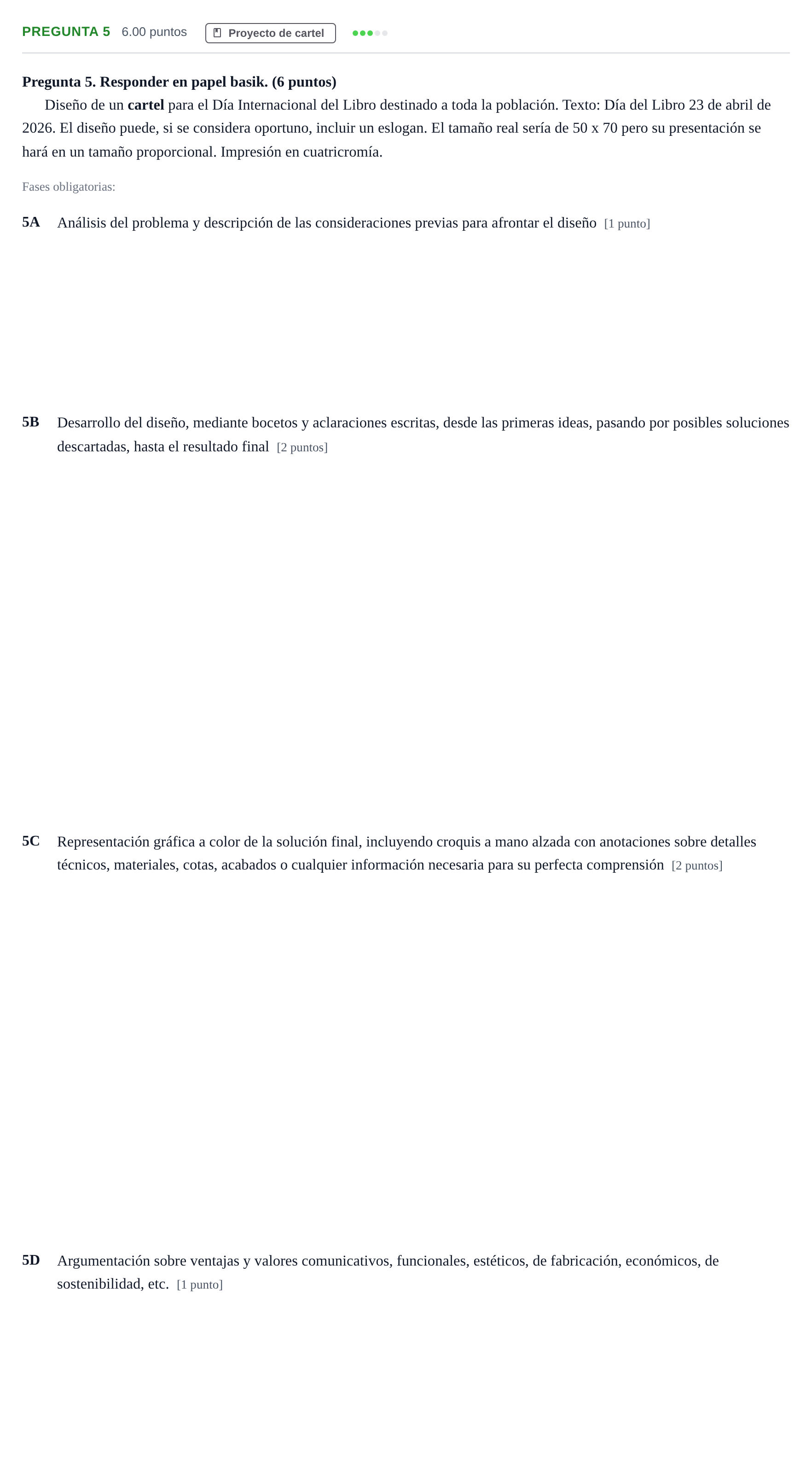 Enunciado: Pregunta 5 · Diseño PAU Asturias Ordinaria 2026