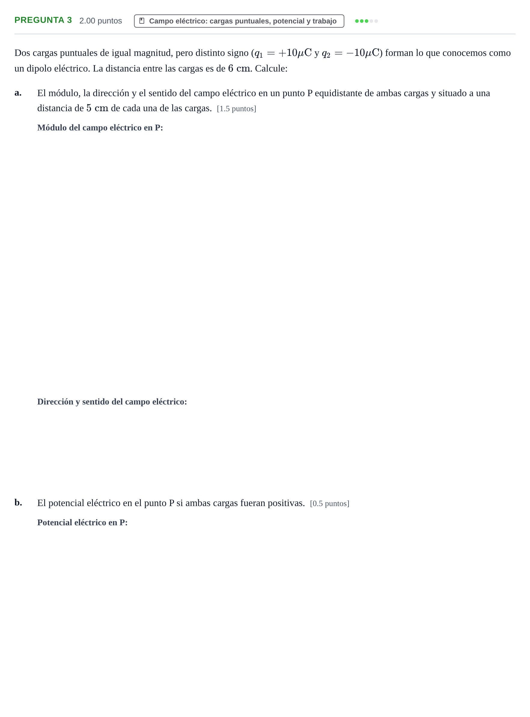 Enunciado: Pregunta 3 · Física PAU Asturias Ordinaria 2026