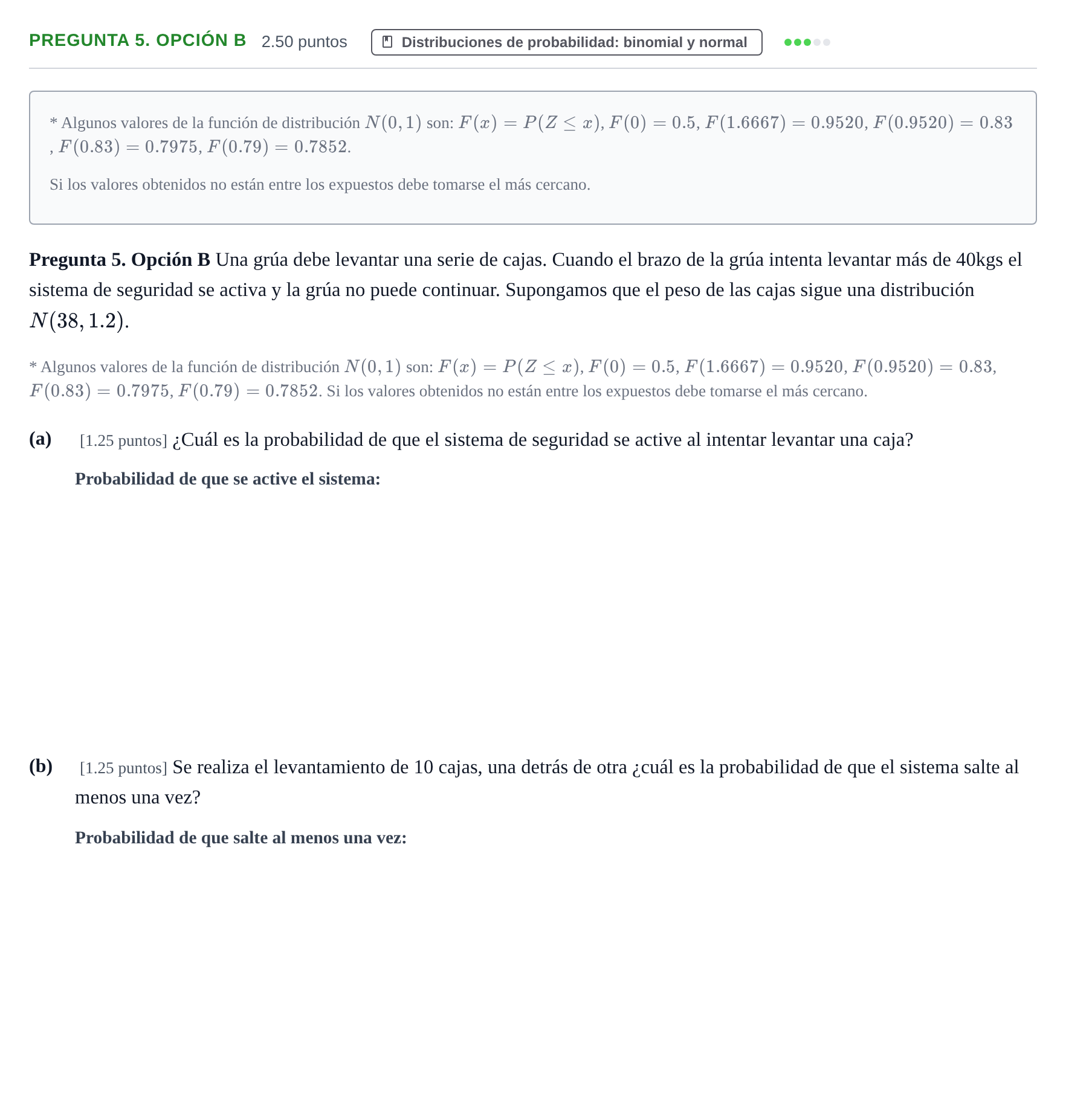 Enunciado: Pregunta 5. Opción B · Matemáticas II PAU Asturias Ordinaria 2026