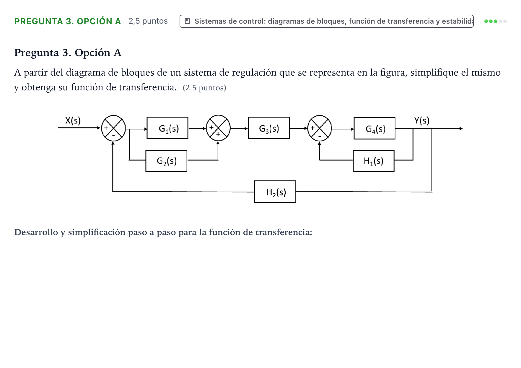 Enunciado: Pregunta 3. Opción A · Tecnología e Ingeniería II PAU Asturias Ordinaria 2026