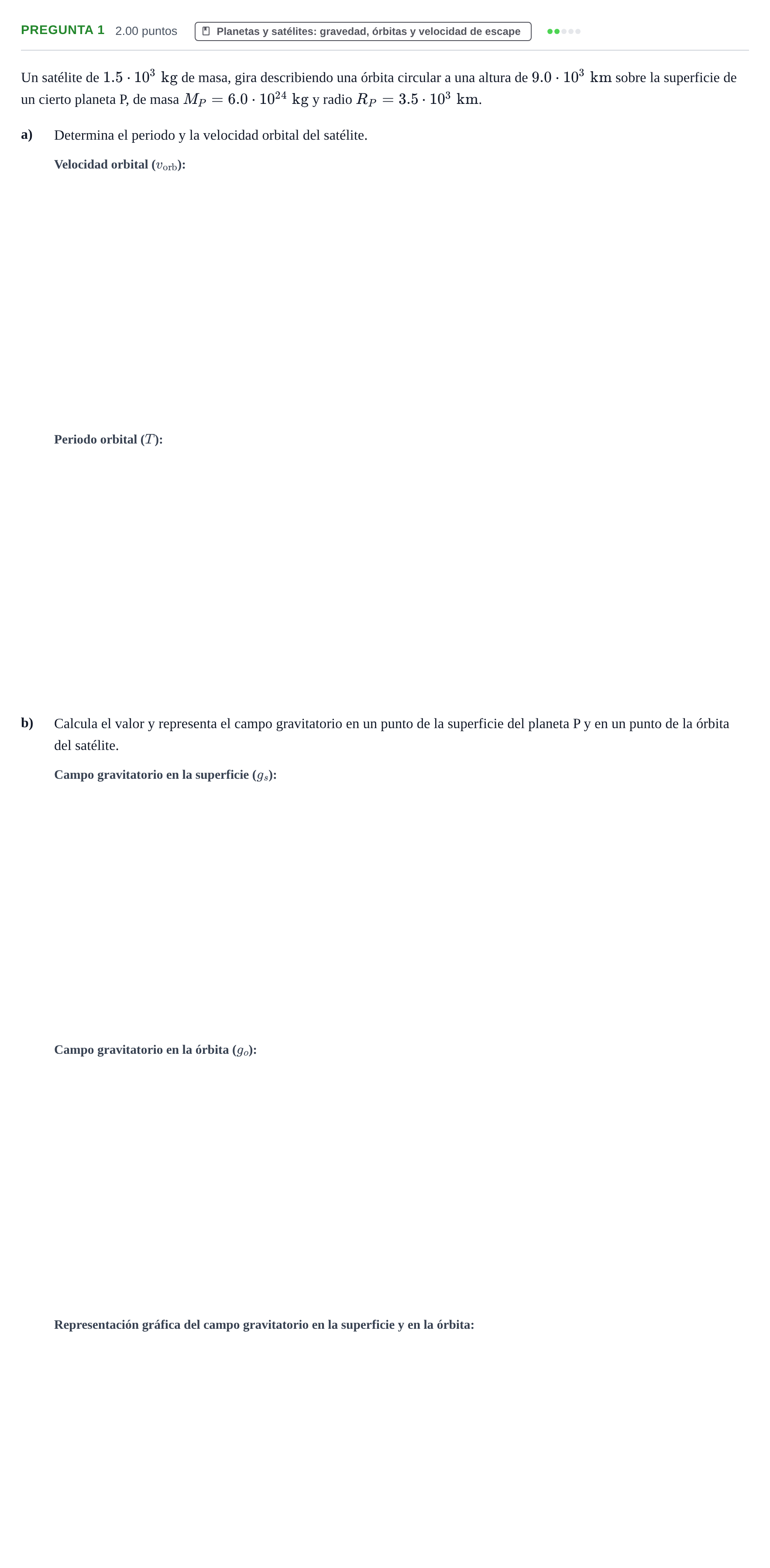 Enunciado: Pregunta 1 · Física PAU Asturias Extraordinaria 2025