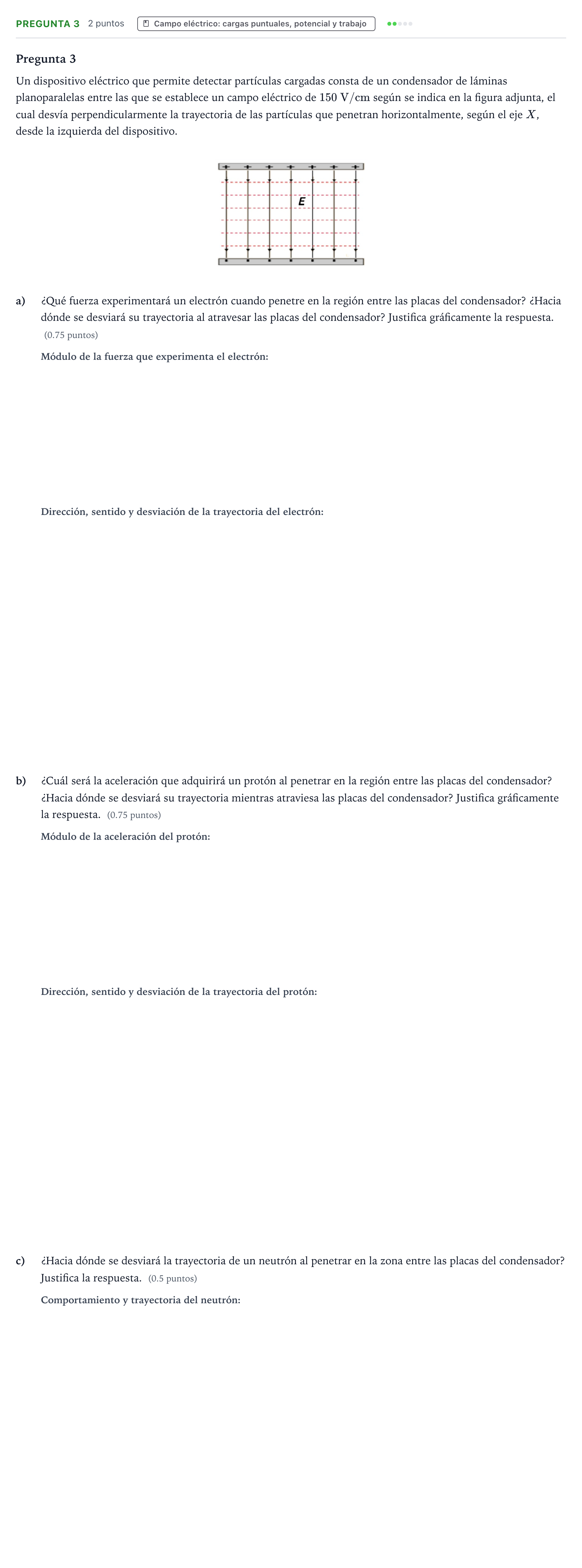 Enunciado: Pregunta 3 · Física PAU Asturias Extraordinaria 2025
