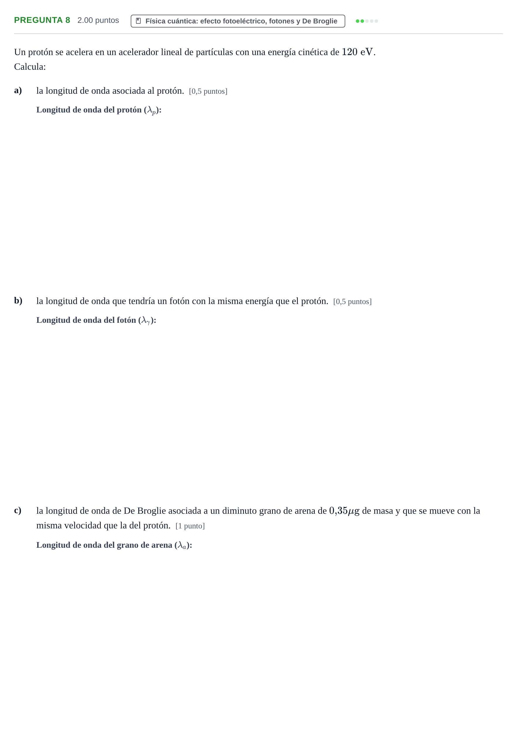 Enunciado: Pregunta 8 · Física PAU Asturias Extraordinaria 2025