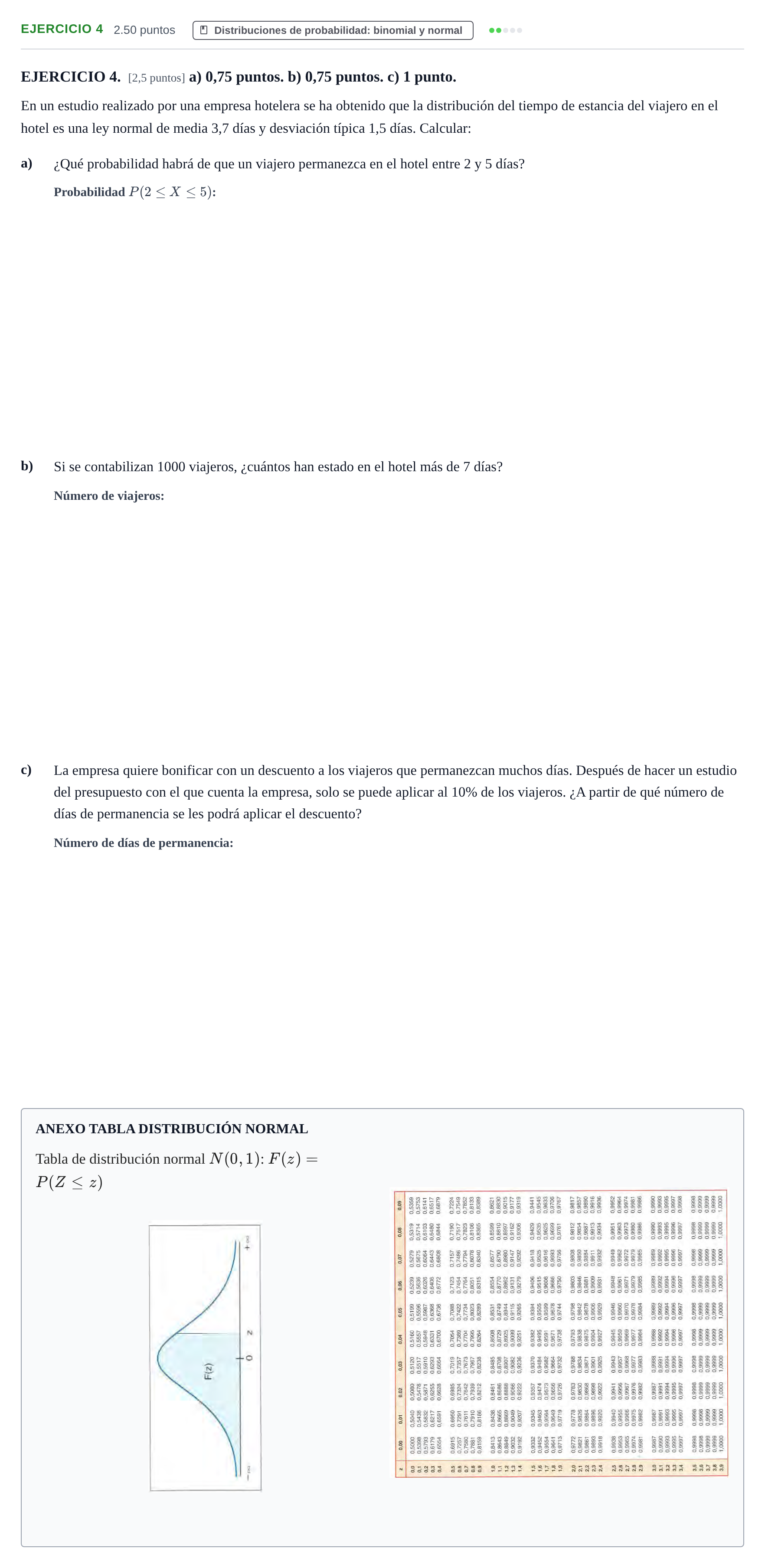 Enunciado: EJERCICIO 4 · Matemáticas II PAU Extremadura Ordinaria 2026