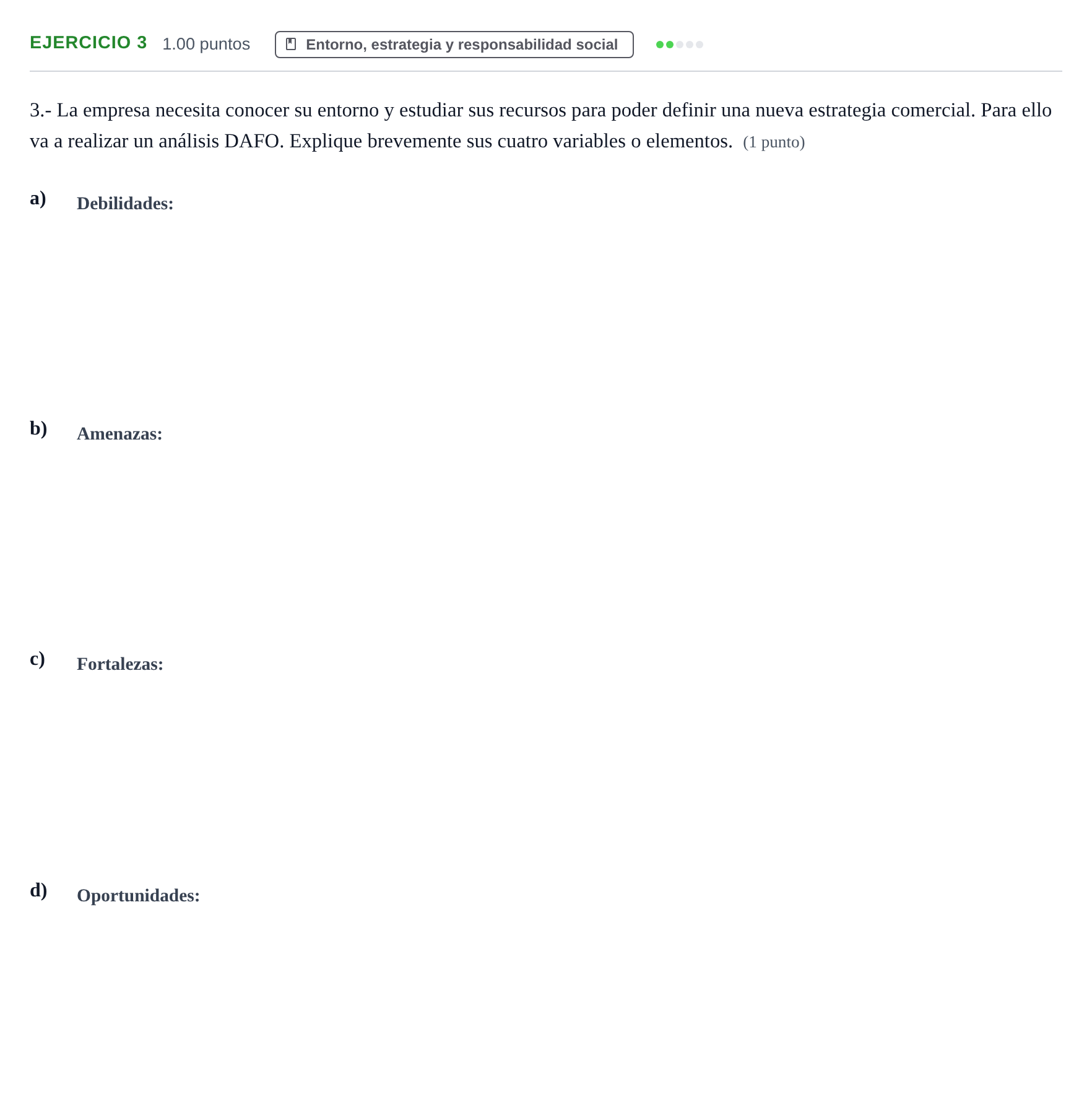 Enunciado: Problema 3 · Empresa y Diseño de Modelos de Negocio PAU Extremadura Extraordinaria 2026