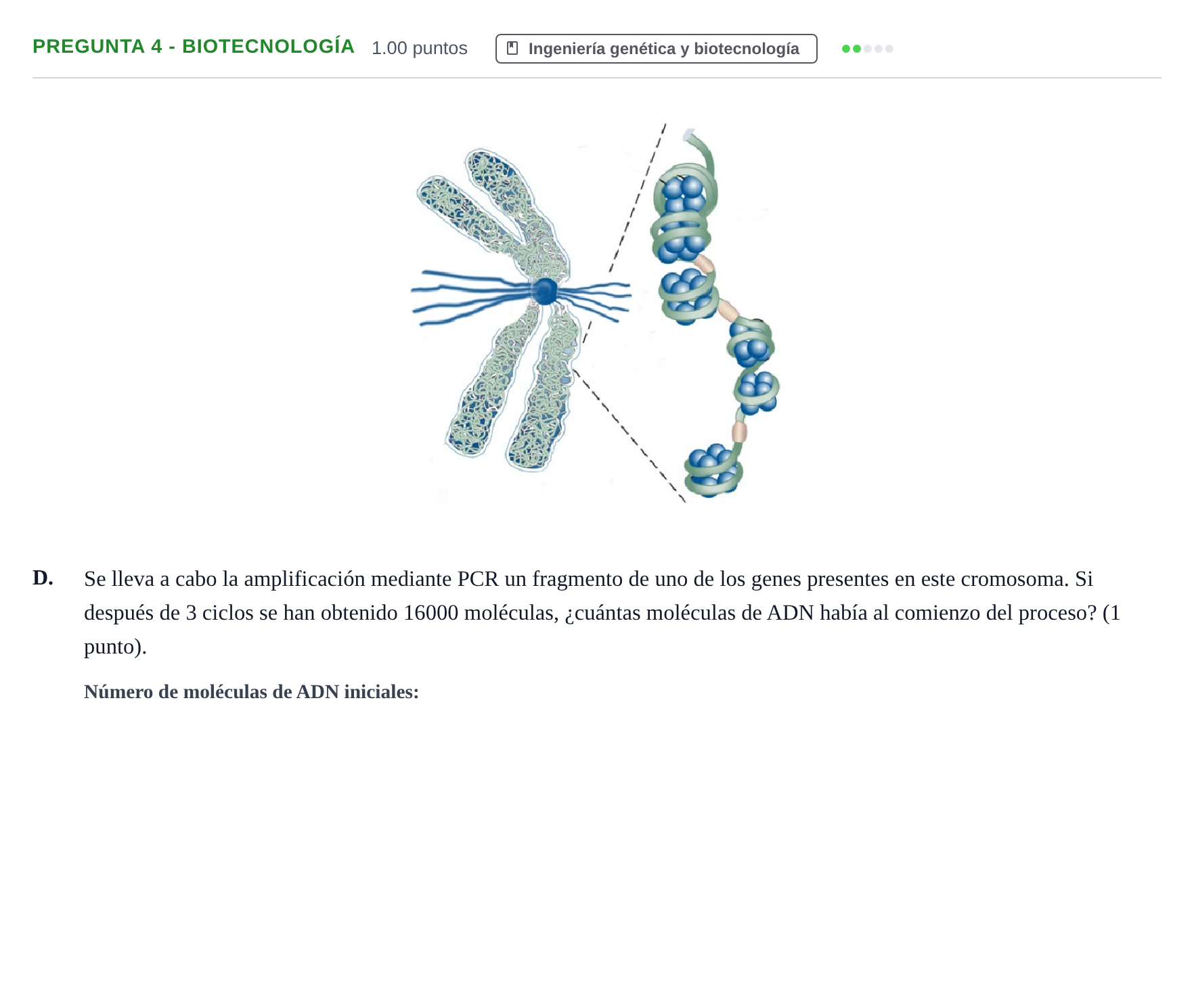 Enunciado: Pregunta 4 - Biotecnología · Biología PAU Extremadura Extraordinaria 2025