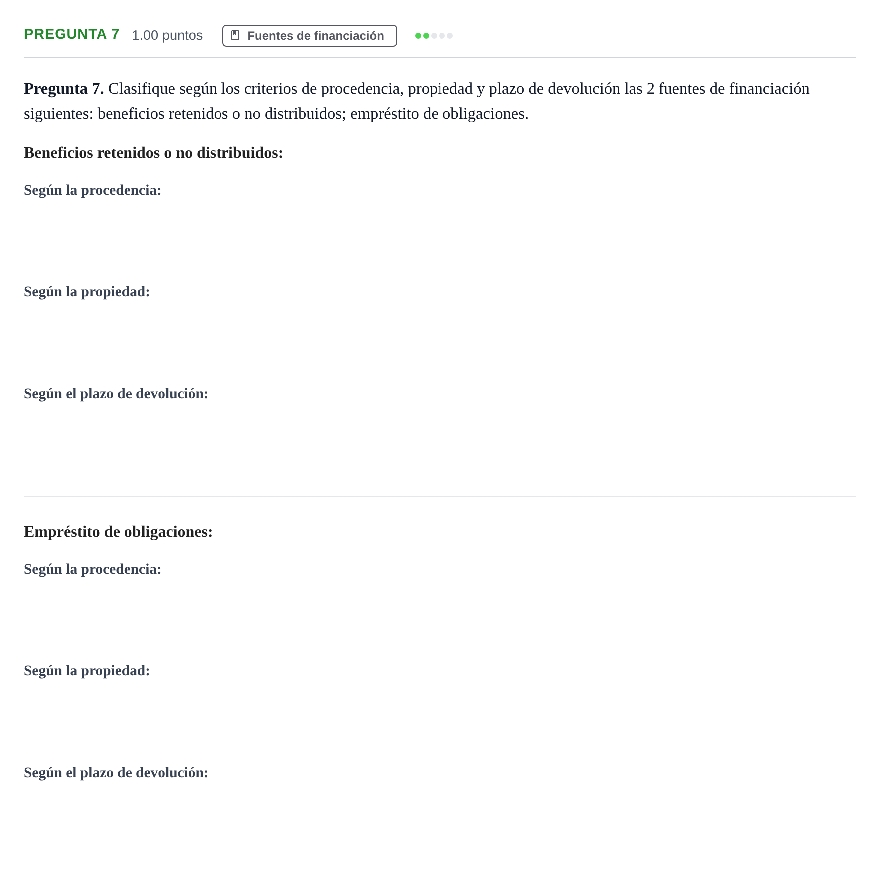 Enunciado: Pregunta 7 · Empresa y Diseño de Modelos de Negocio PAU Asturias Extraordinaria 2024