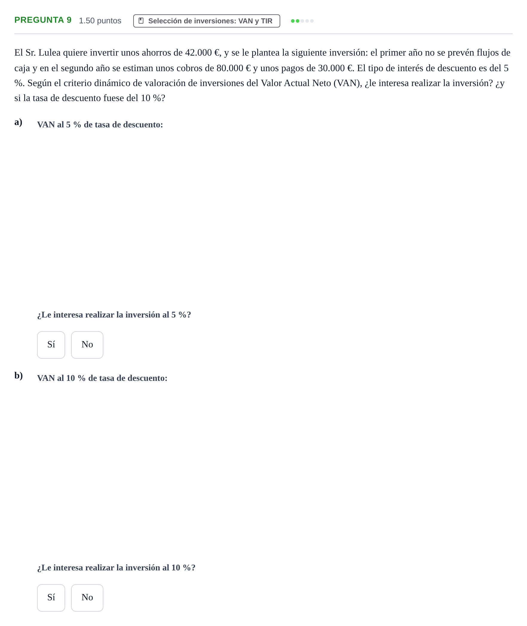 Enunciado: Pregunta 9 · Empresa y Diseño de Modelos de Negocio PAU Asturias Extraordinaria 2024