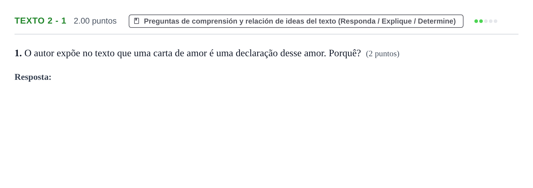 Enunciado: Ejercicio Texto 2 - 1 · Portugués PAU Asturias Ordinaria 2024