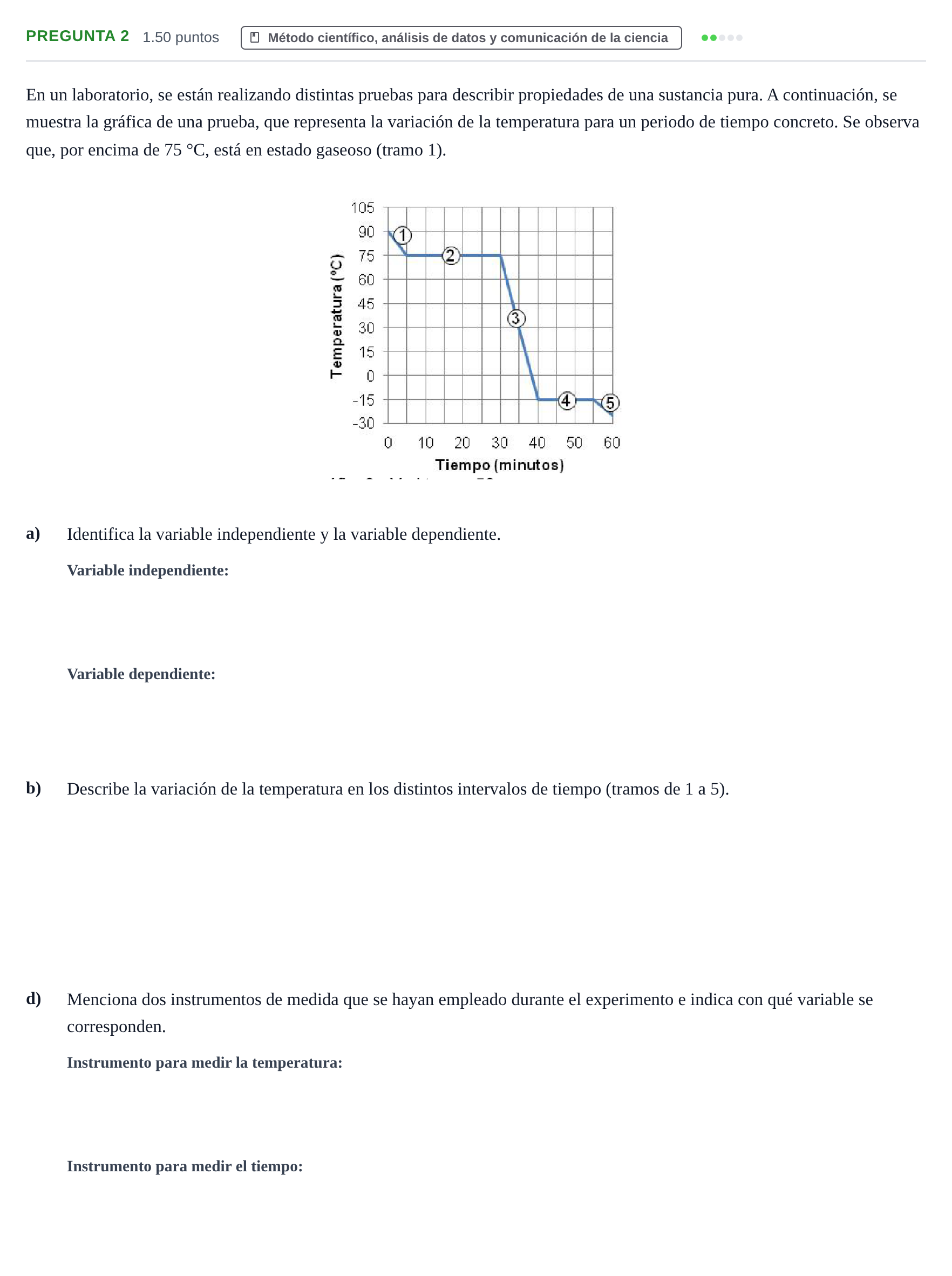Enunciado: Pregunta 2 - Método científico · Ciencias Generales PAU Asturias Extraordinaria 2024