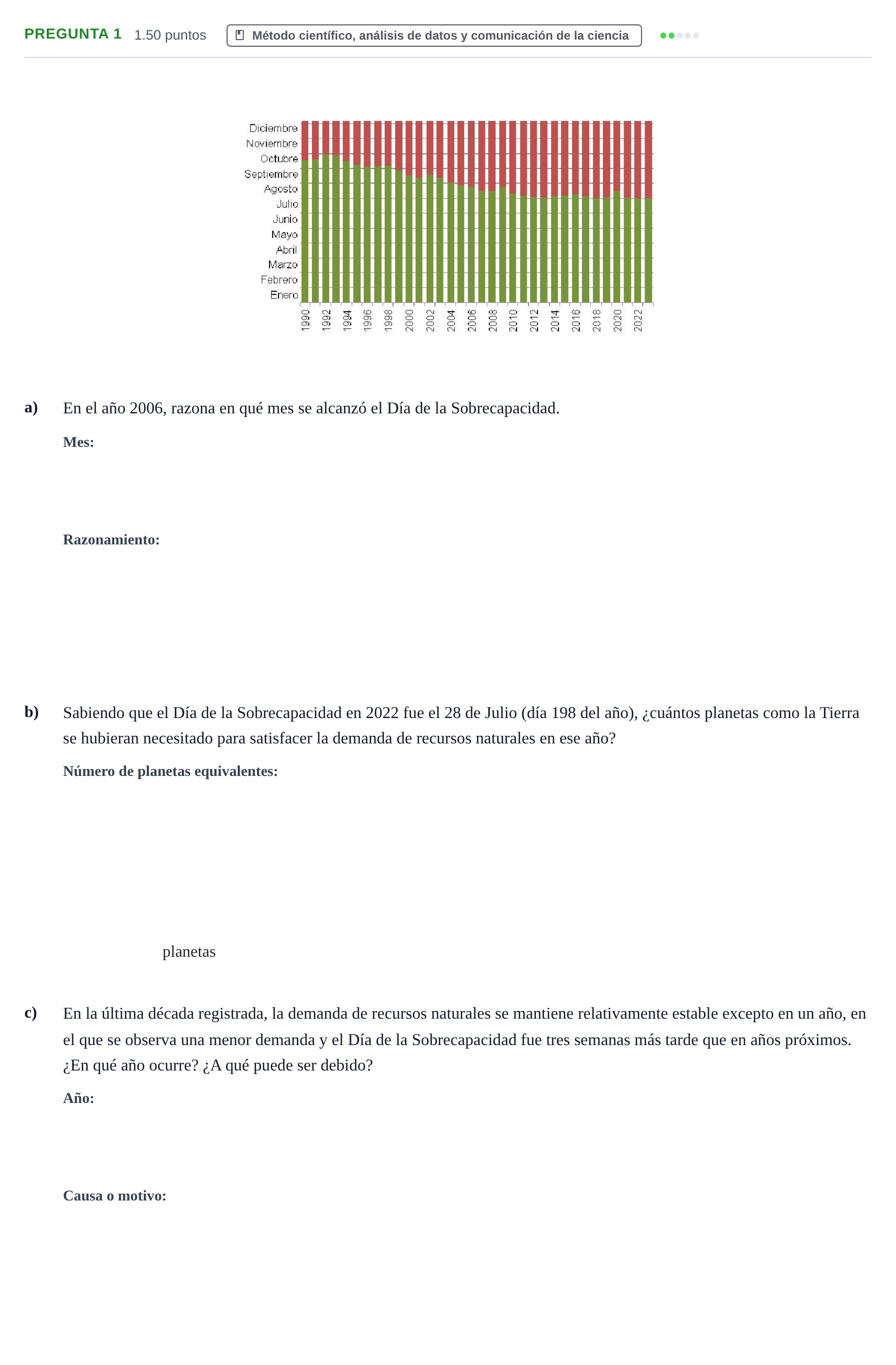 Enunciado: Pregunta 1 - Método científico, análisis de datos… · Ciencias Generales PAU Asturias Ordinaria 2024
