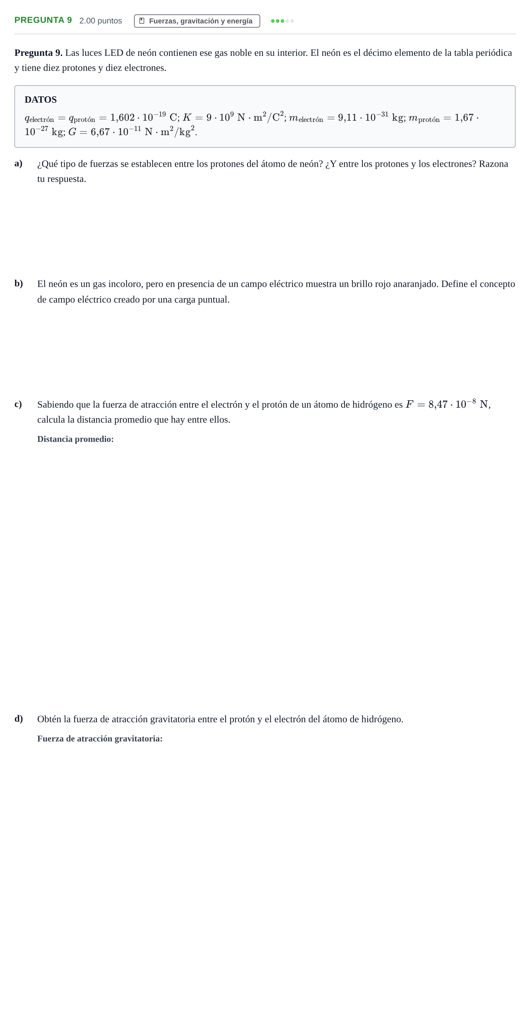 Enunciado: Pregunta 9 · Ciencias Generales PAU Asturias Ordinaria 2024