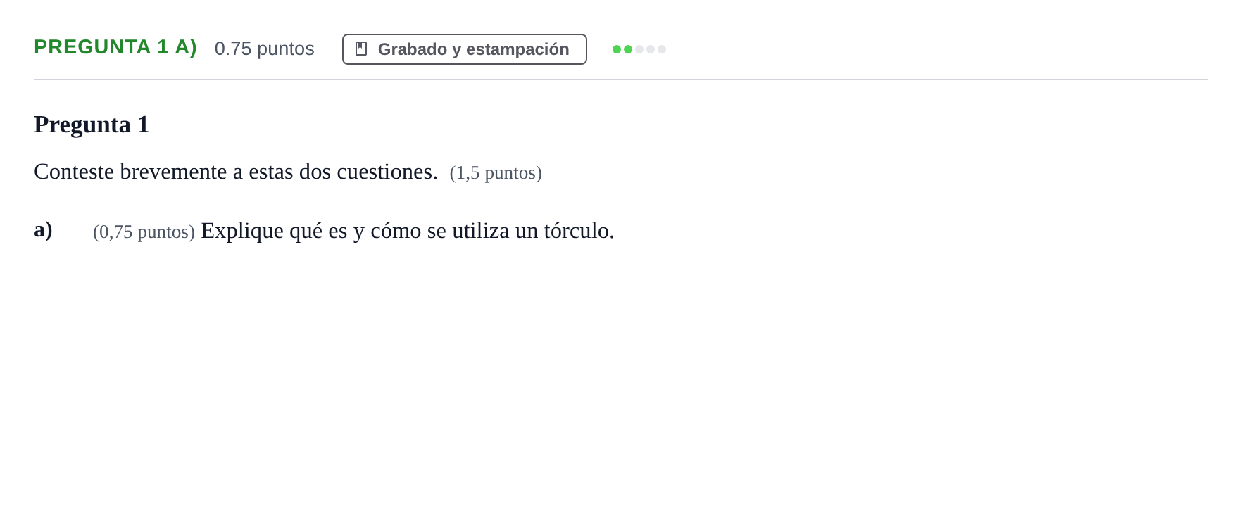 Enunciado: Pregunta 1 a) · Técnicas de Expresión Gráfico-Plástica PAU Asturias Ordinaria 2024