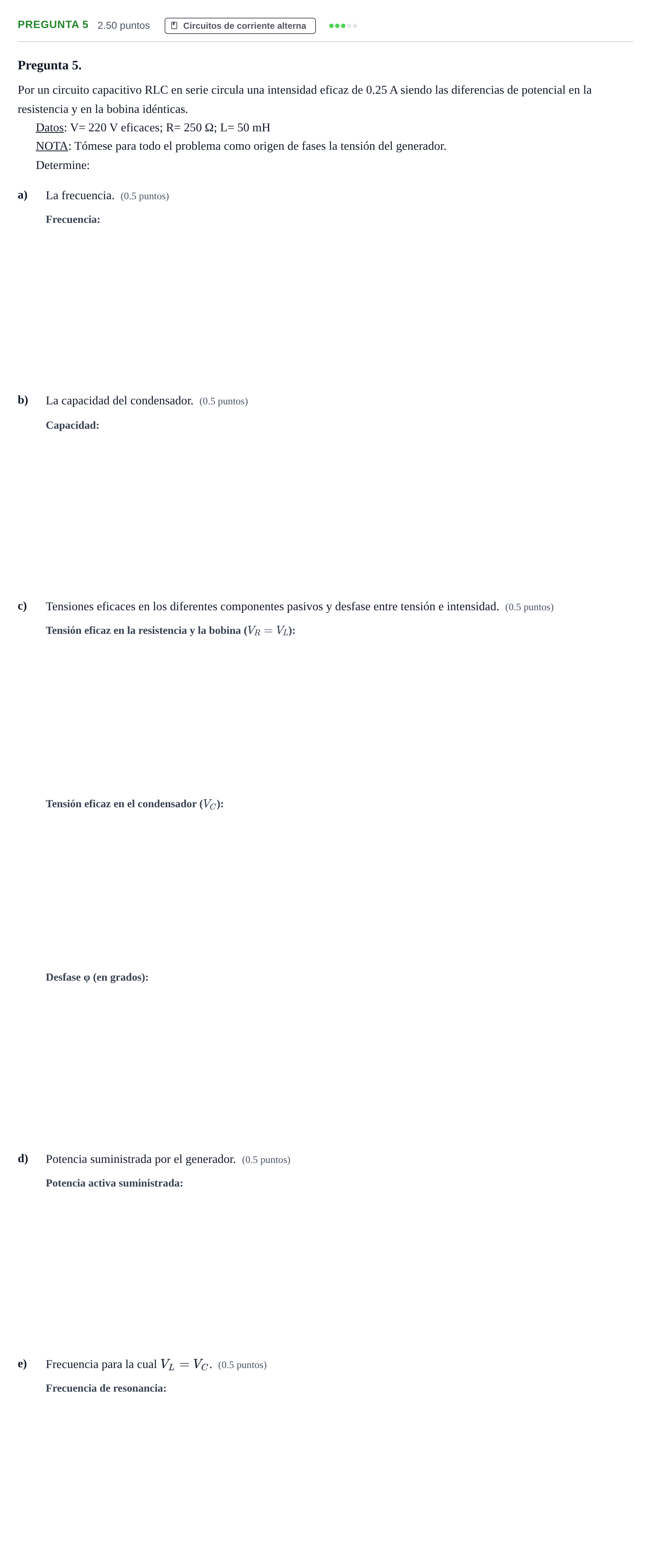 Enunciado: Pregunta 5 · Tecnología e Ingeniería II PAU Asturias Ordinaria 2024