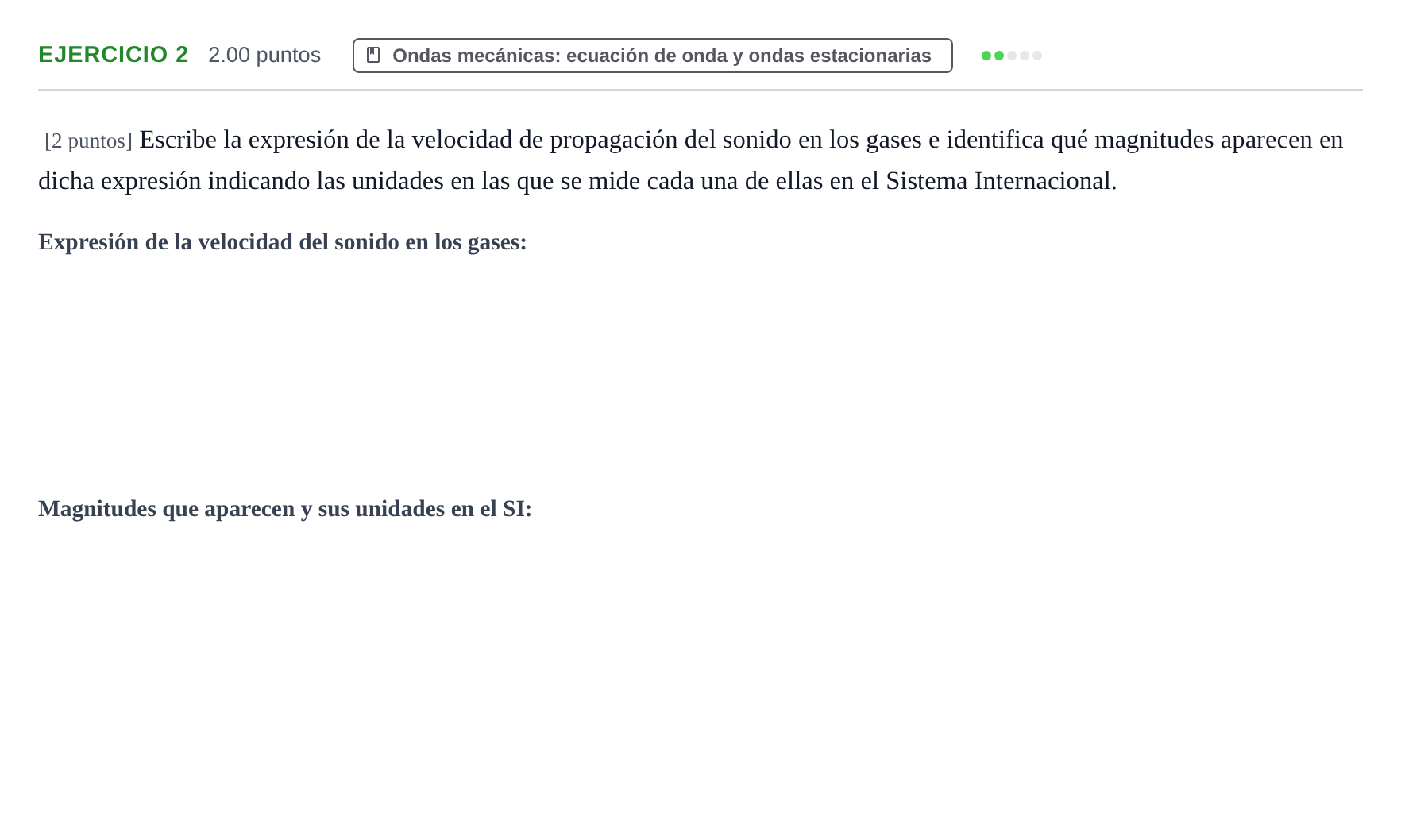 Enunciado: Problema 2 · Física PAU Extremadura Ordinaria 2024