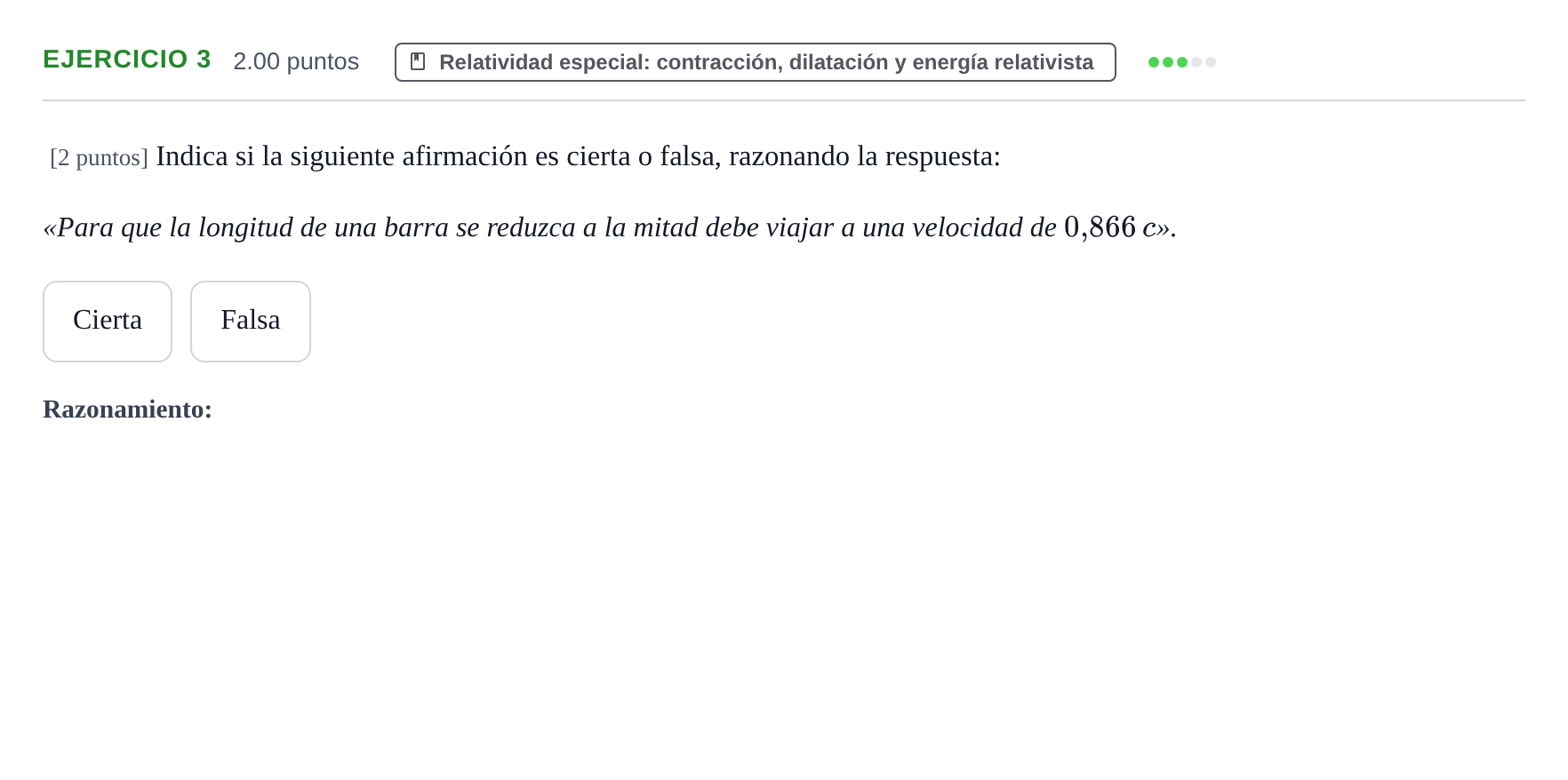 Enunciado: Problema 3 · Física PAU Extremadura Ordinaria 2024