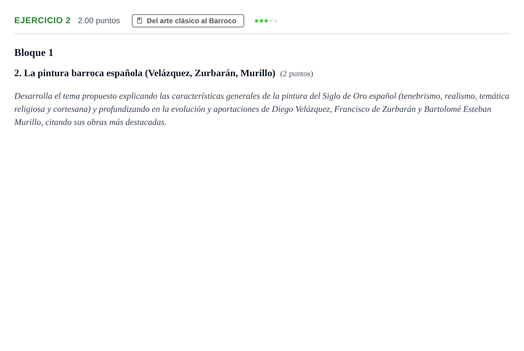 Enunciado: Problema 2 · Fundamentos Artísticos PAU Extremadura Ordinaria 2024