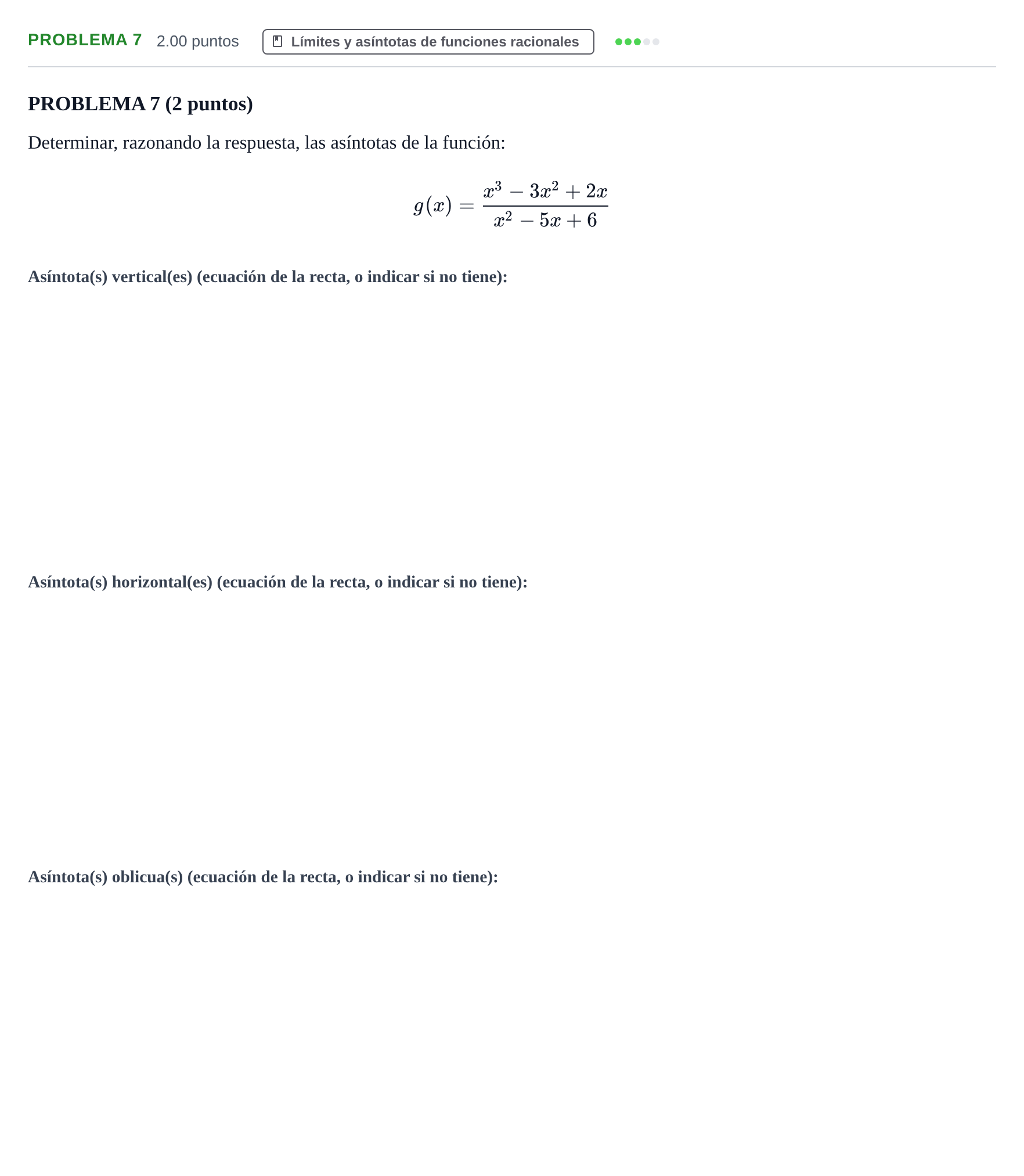 Enunciado: PROBLEMA 7 · Matemáticas aplicadas a las Ciencias Sociales II PAU Extremadura Ordinaria 2024