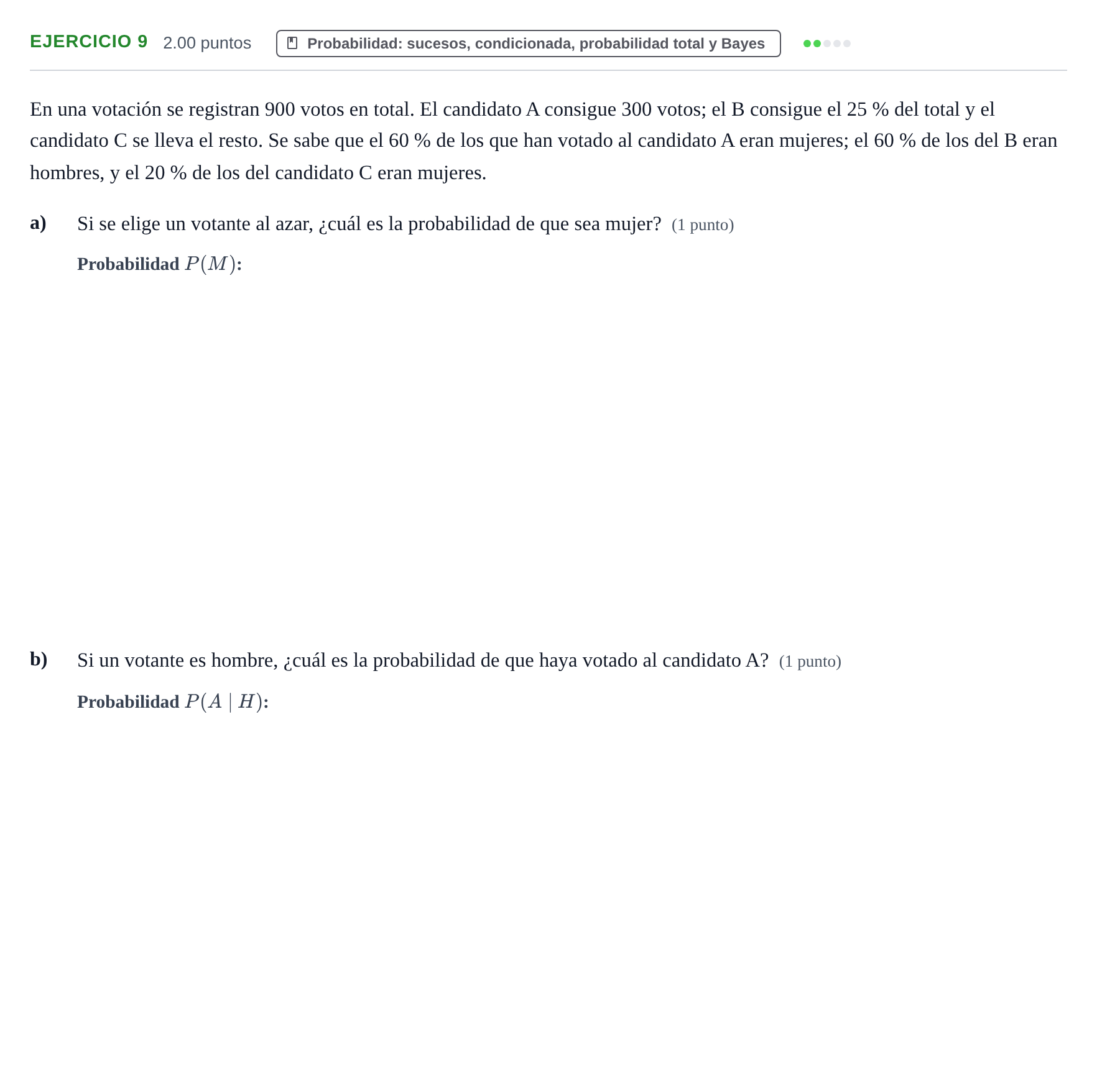 Enunciado: Problema 9 · Matemáticas II PAU Extremadura Extraordinaria 2024