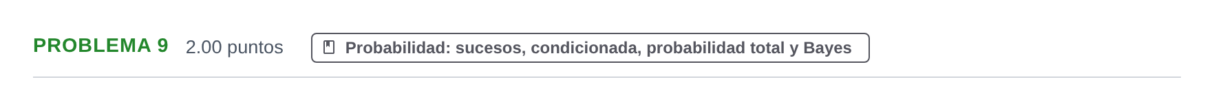 Enunciado: PROBLEMA 9 · Matemáticas aplicadas a las Ciencias Sociales II PAU Extremadura Extraordinaria 2024
