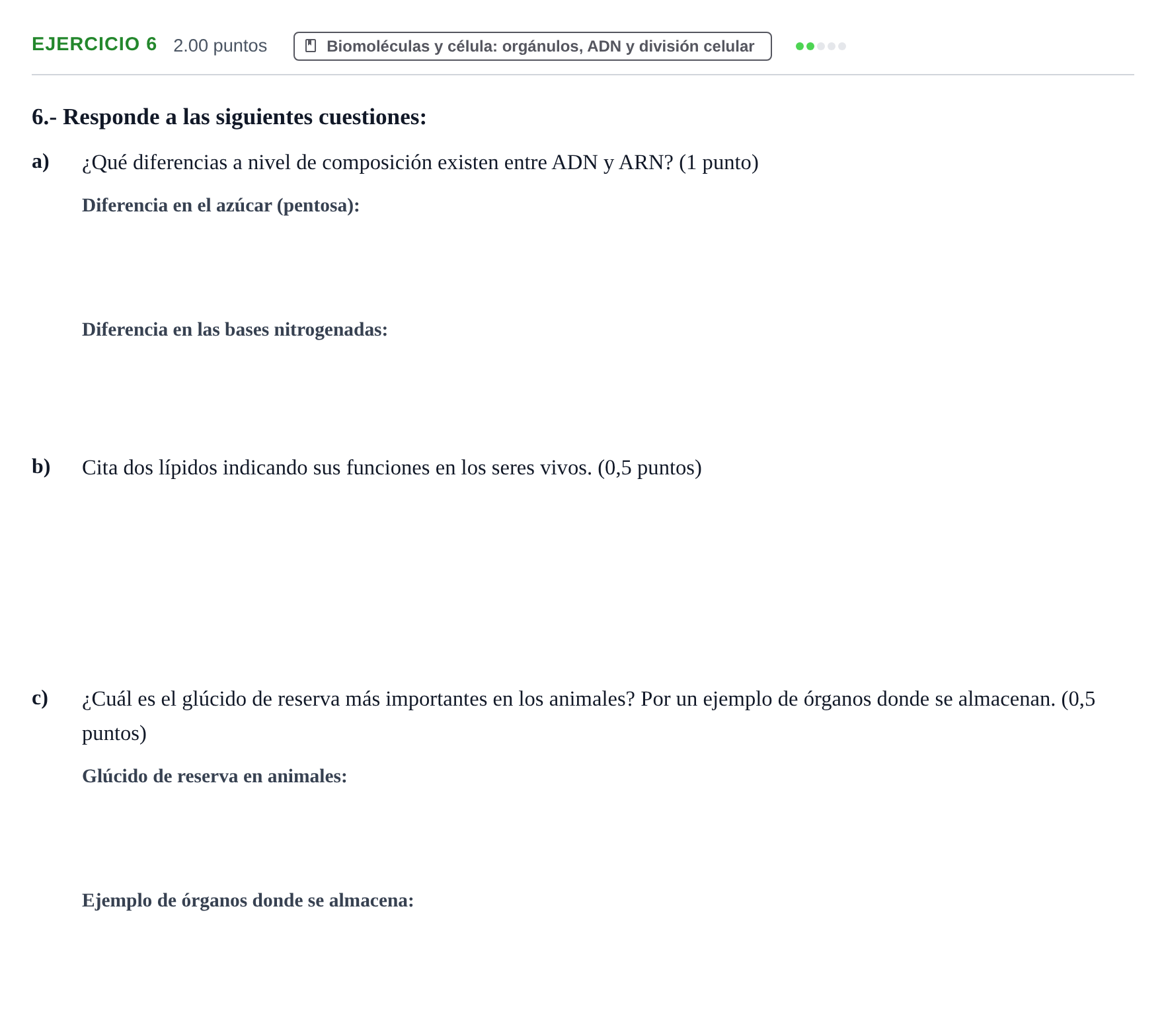 Enunciado: Problema 6 · Ciencias Generales PAU Extremadura Ordinaria 2024